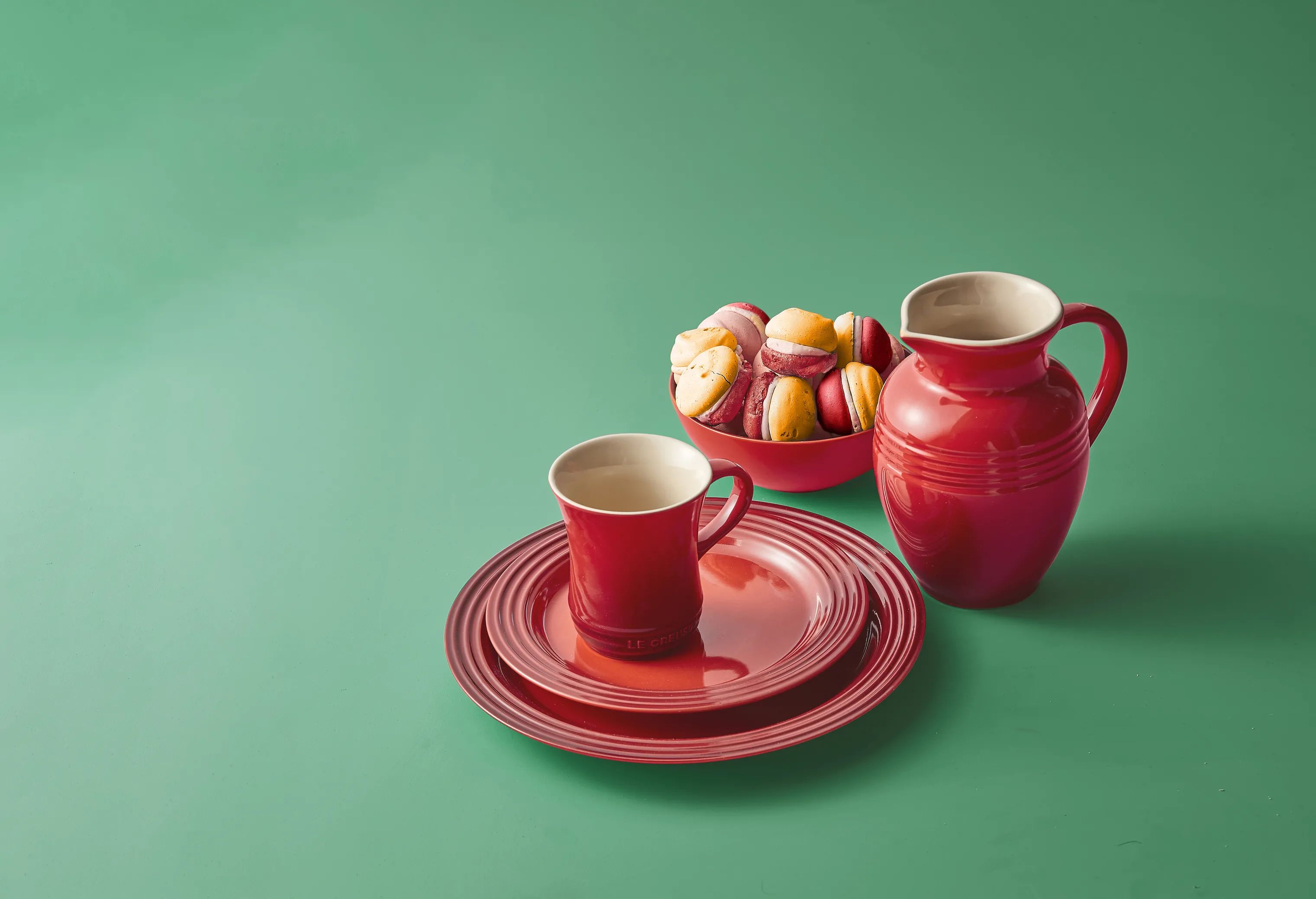 Le Creuset Middagstallerkener Signature Middagstallerken i Cerise, 27 cm, 5