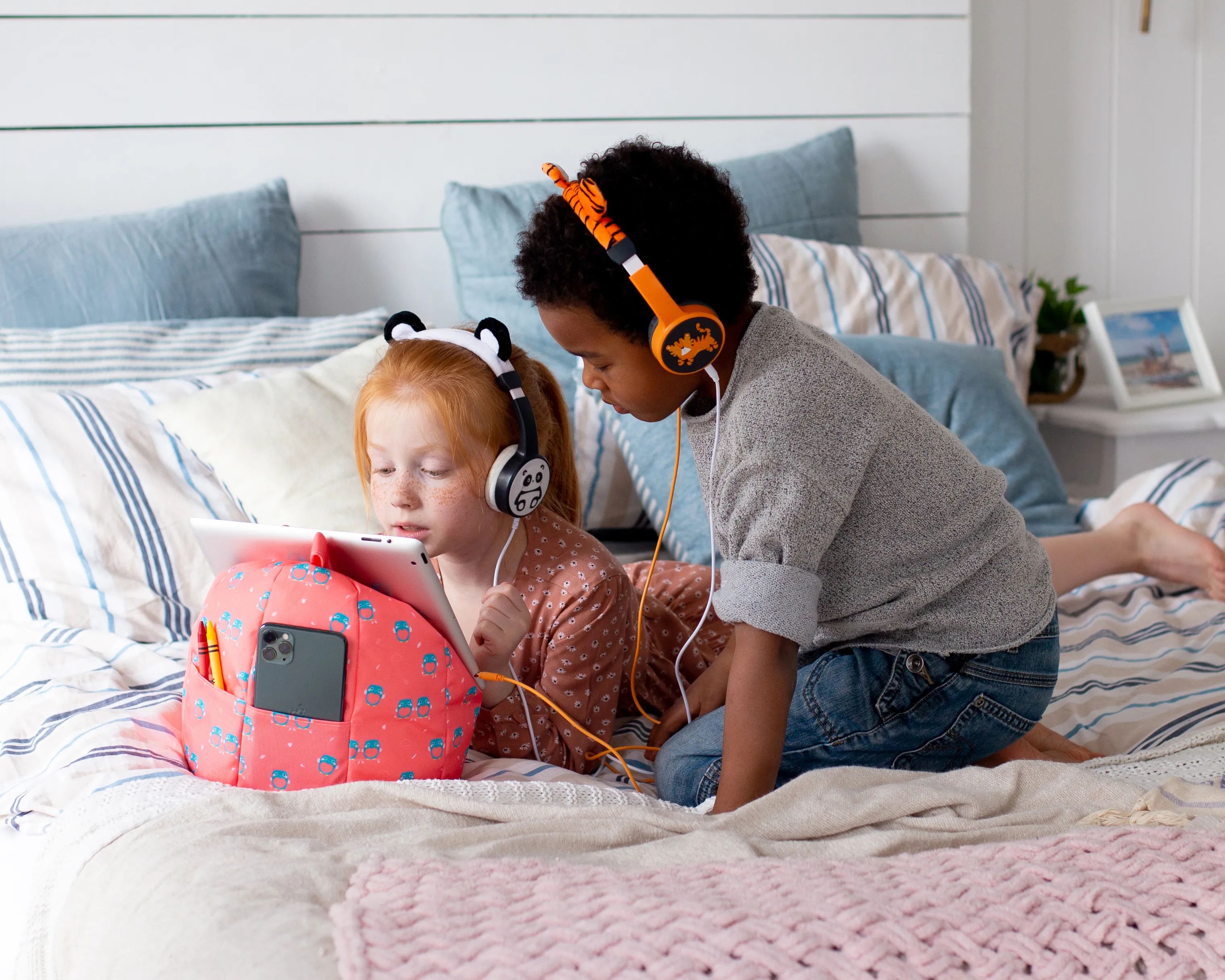 Planet Buddies Hovedtelefoner Hovedtelefoner i Tiger plys, 3