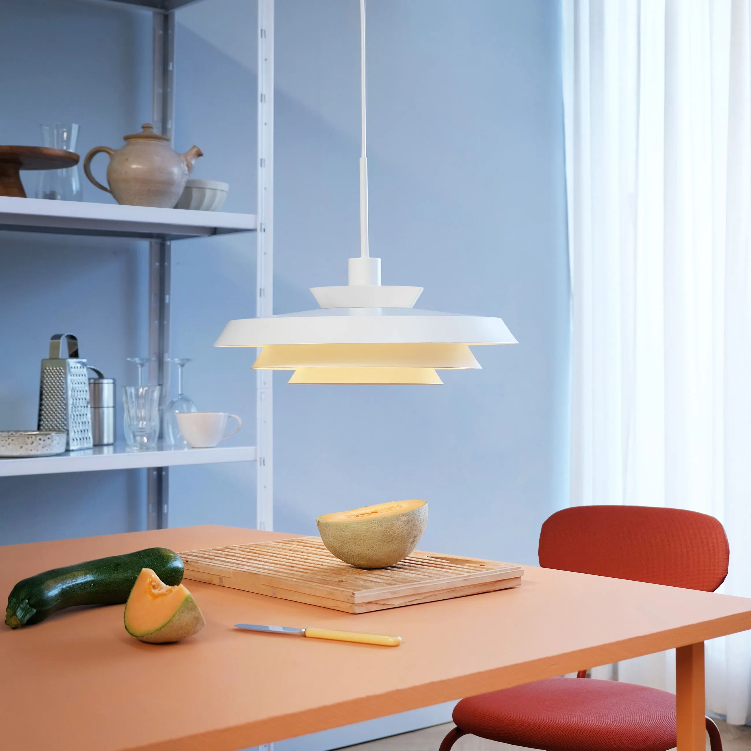 Dyberg Larsen Pendler DL44 Pendel i Hvid, 2