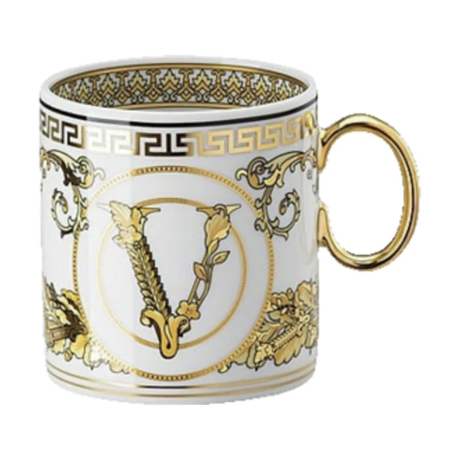 Versace Espressokopper Virtus Espressokop m. Underkop i Hvid, 2