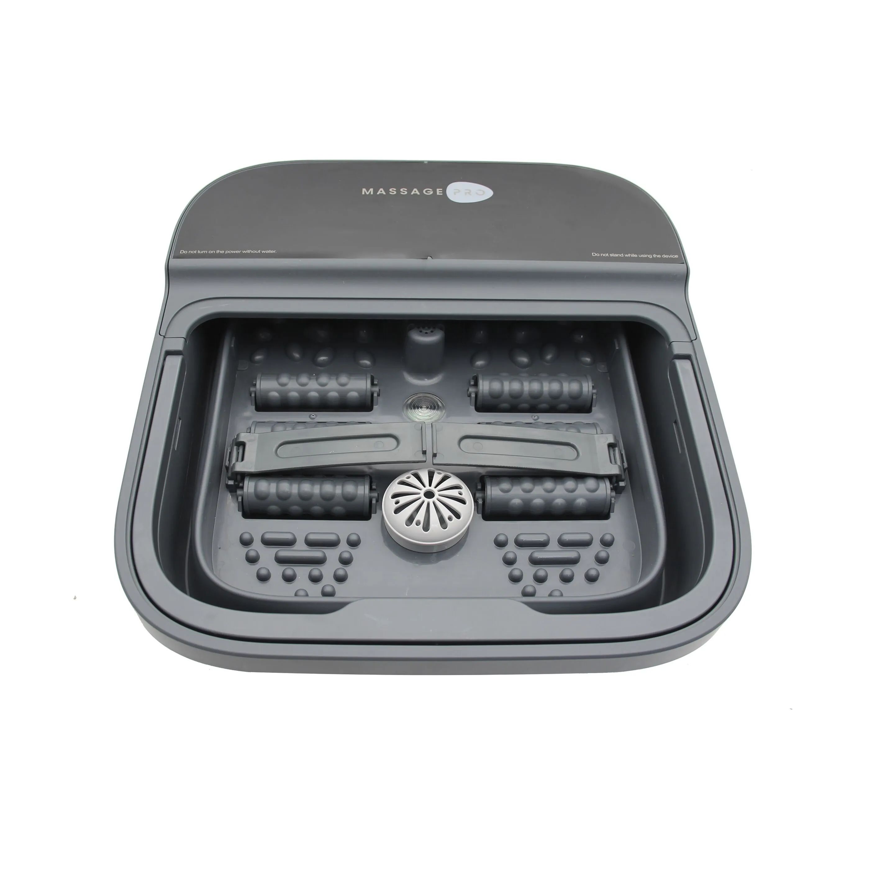 MassagePro Massageapparater Foldbar Fodspa m. Massage i Grå, 6
