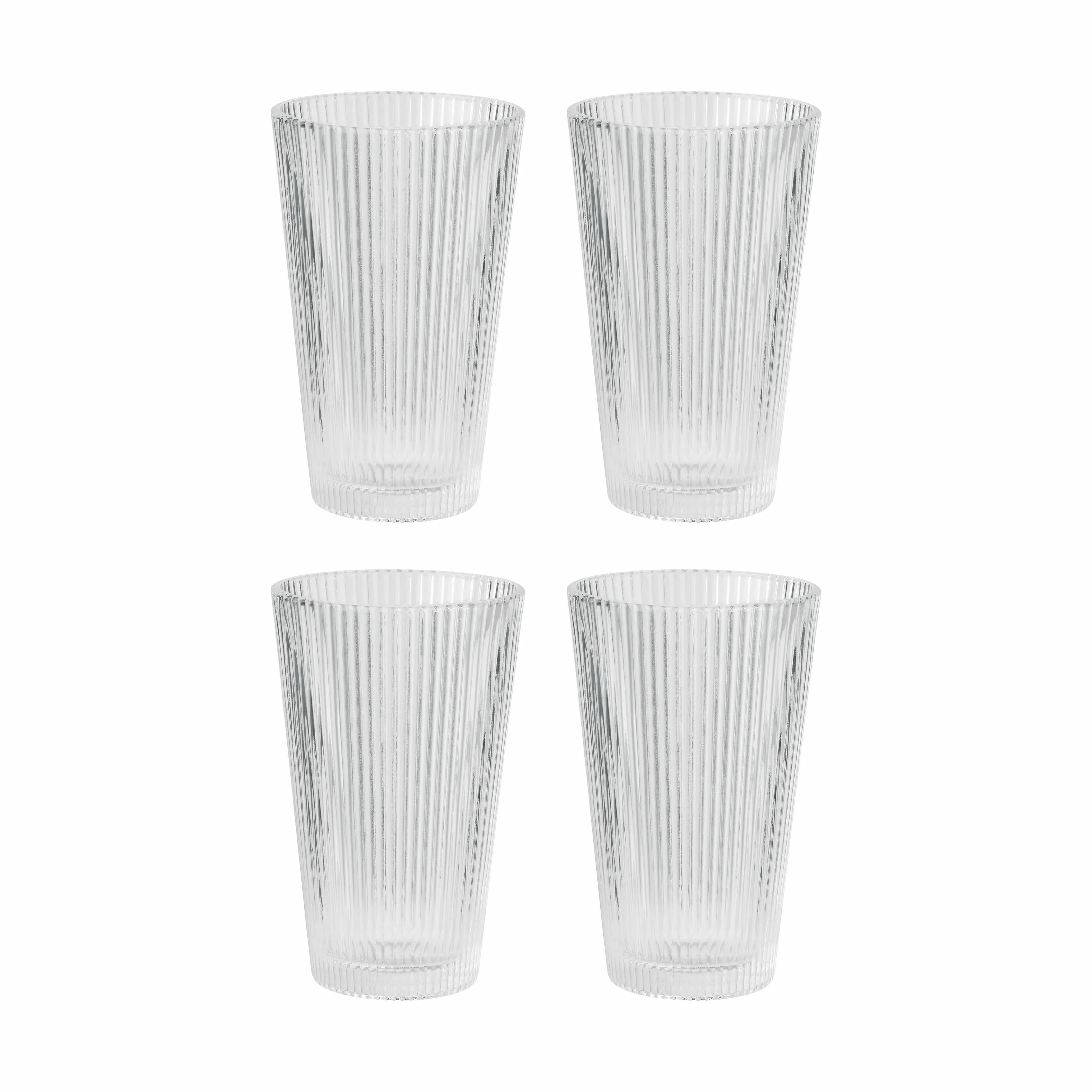 Stelton Vandglas Pilastro Glas - 4 stk. i klar, 4 stk. x 35 cl, 1