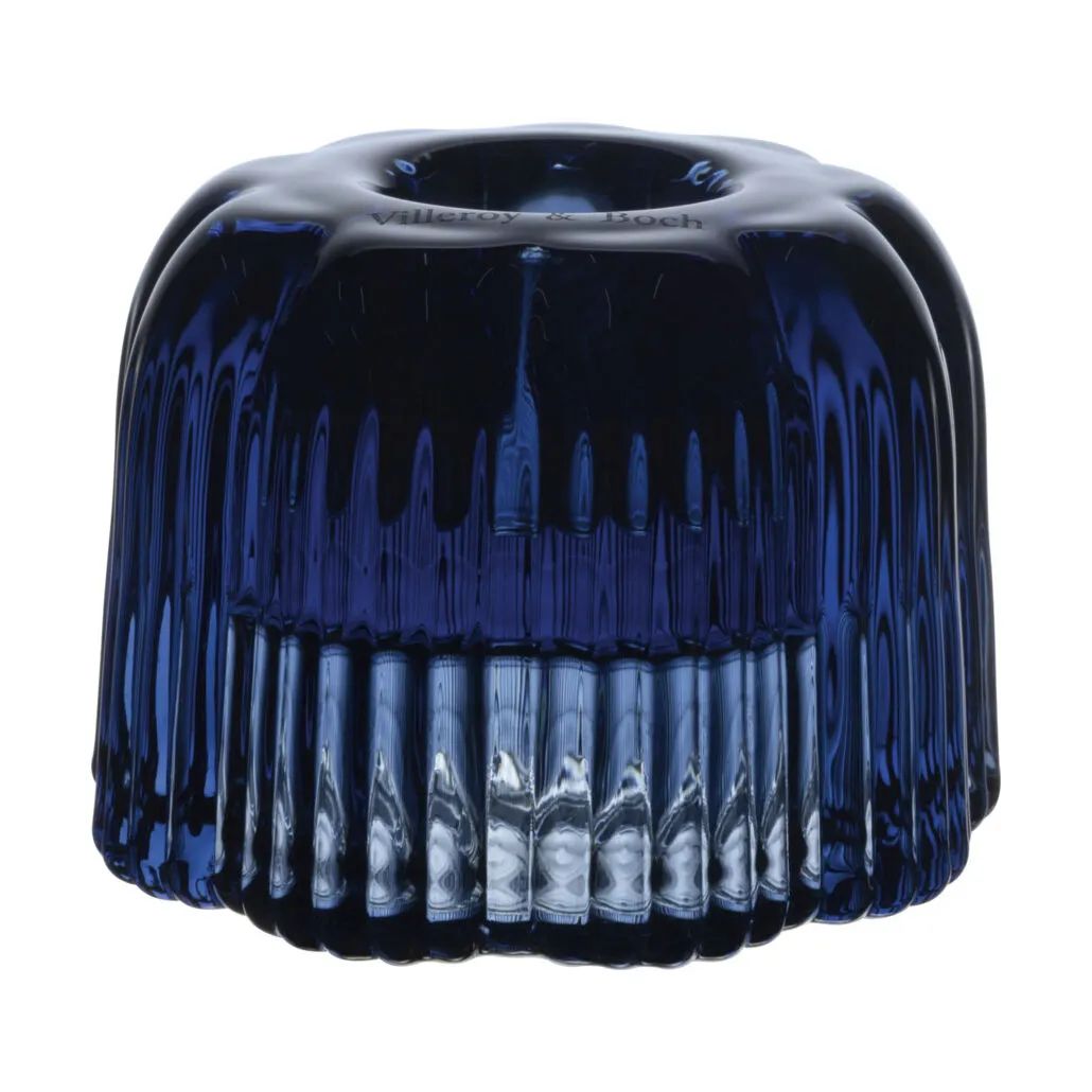 Villeroy & Boch Fyrfadsstage Fleur bleu Fleur Lysestage i Blå, 1