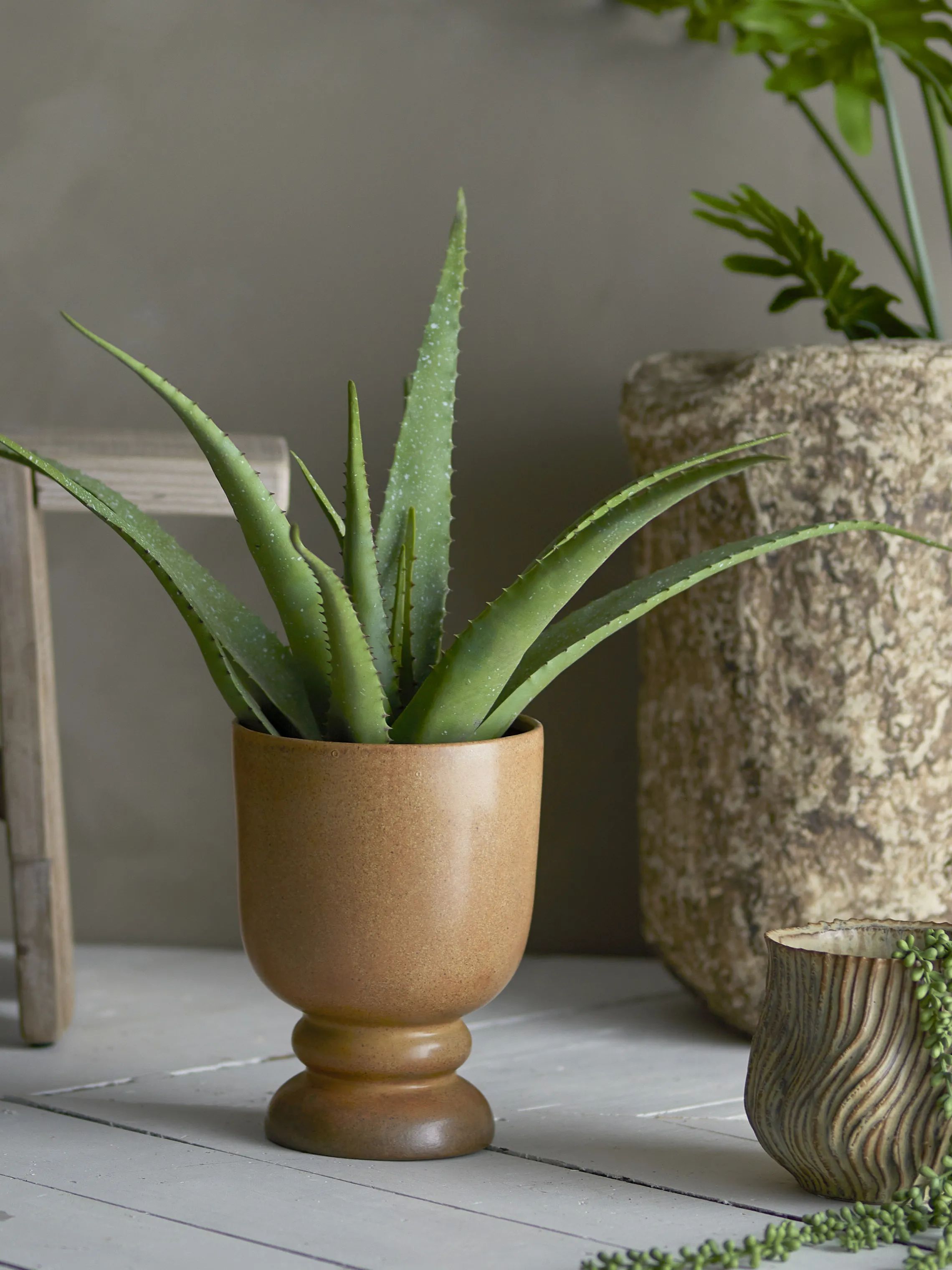 Bloomingville Øvrigt interiør Kunstig Plante - Aloe i Grøn, 3