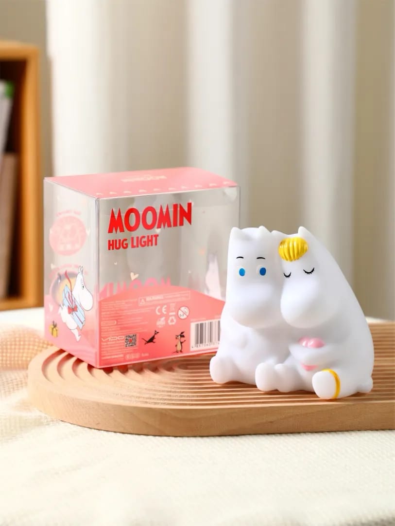 Moomin Bordlamper Natlampe - Kram i ny hvid, 2