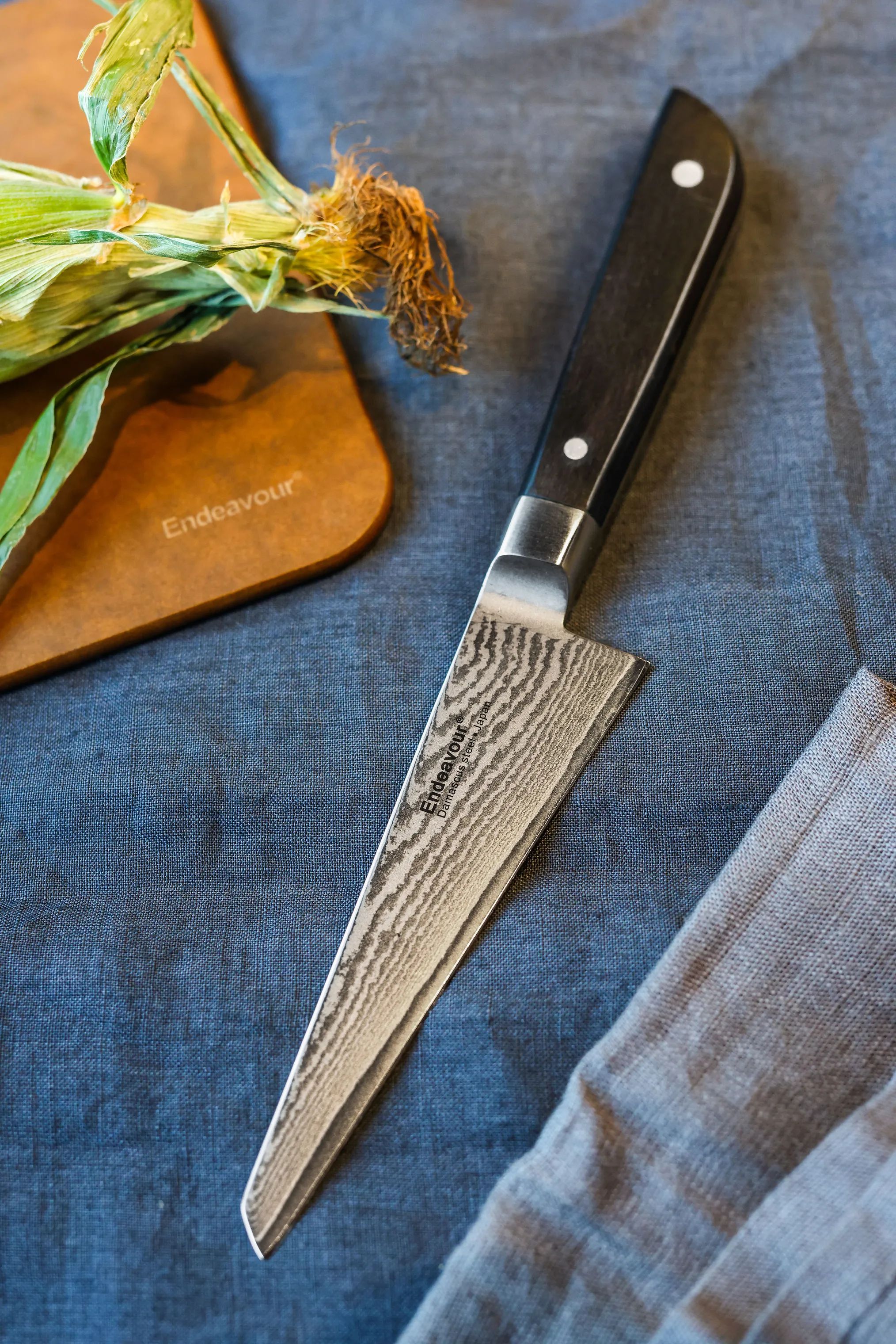 Endeavour Kokkeknive Honesuki Kniv i Sort, 5
