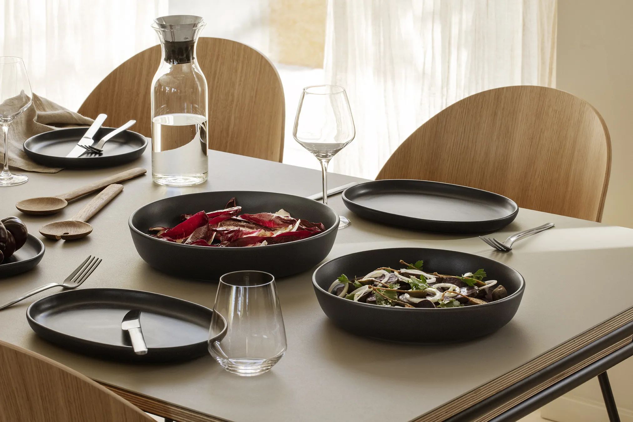 Eva Solo Serveringsskåle Nordic Kitchen Skål i black, 28 cm, 2