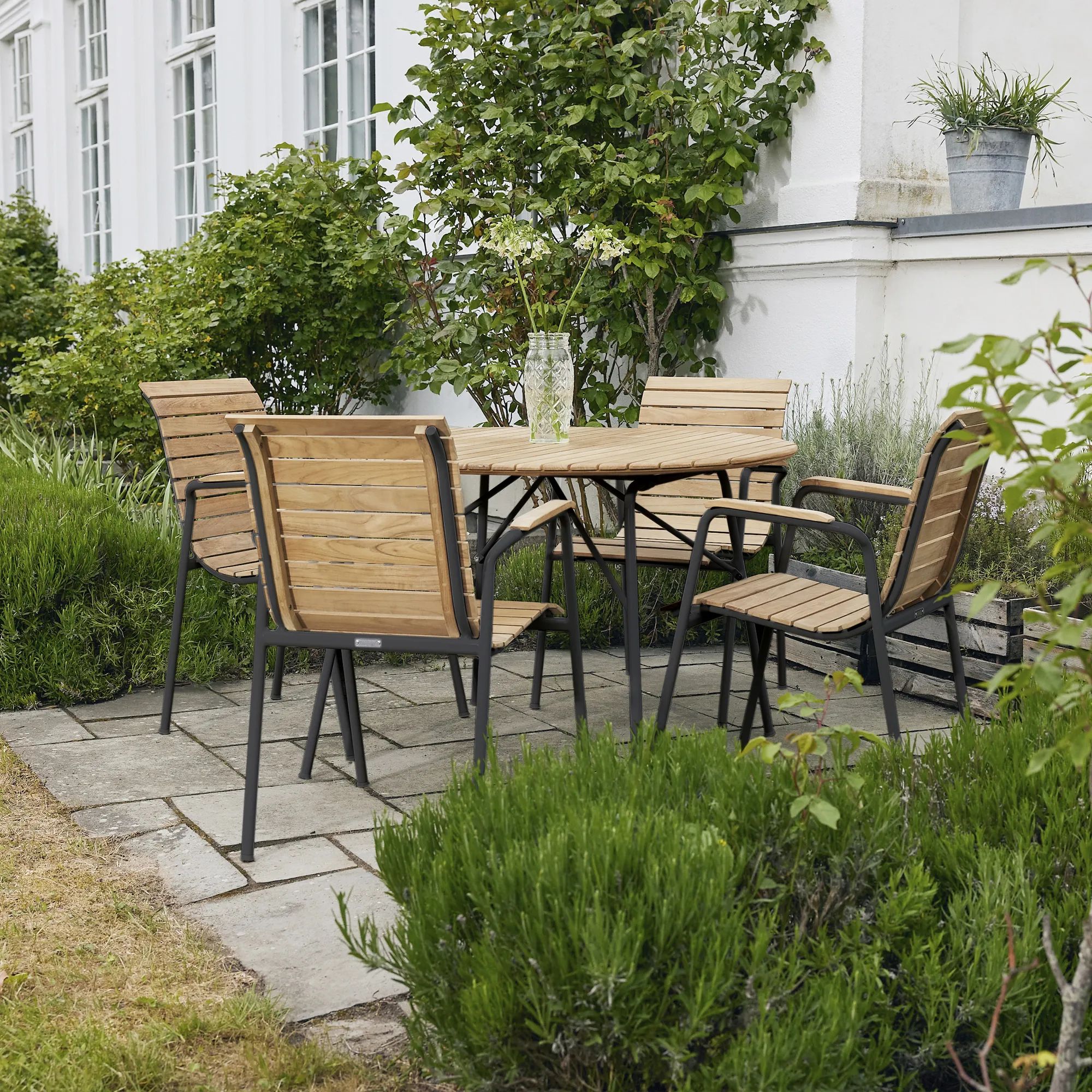 Mandalay Havemøbelsæt Bellevue Havemøbelsæt - 5 dele i Antracit, 5