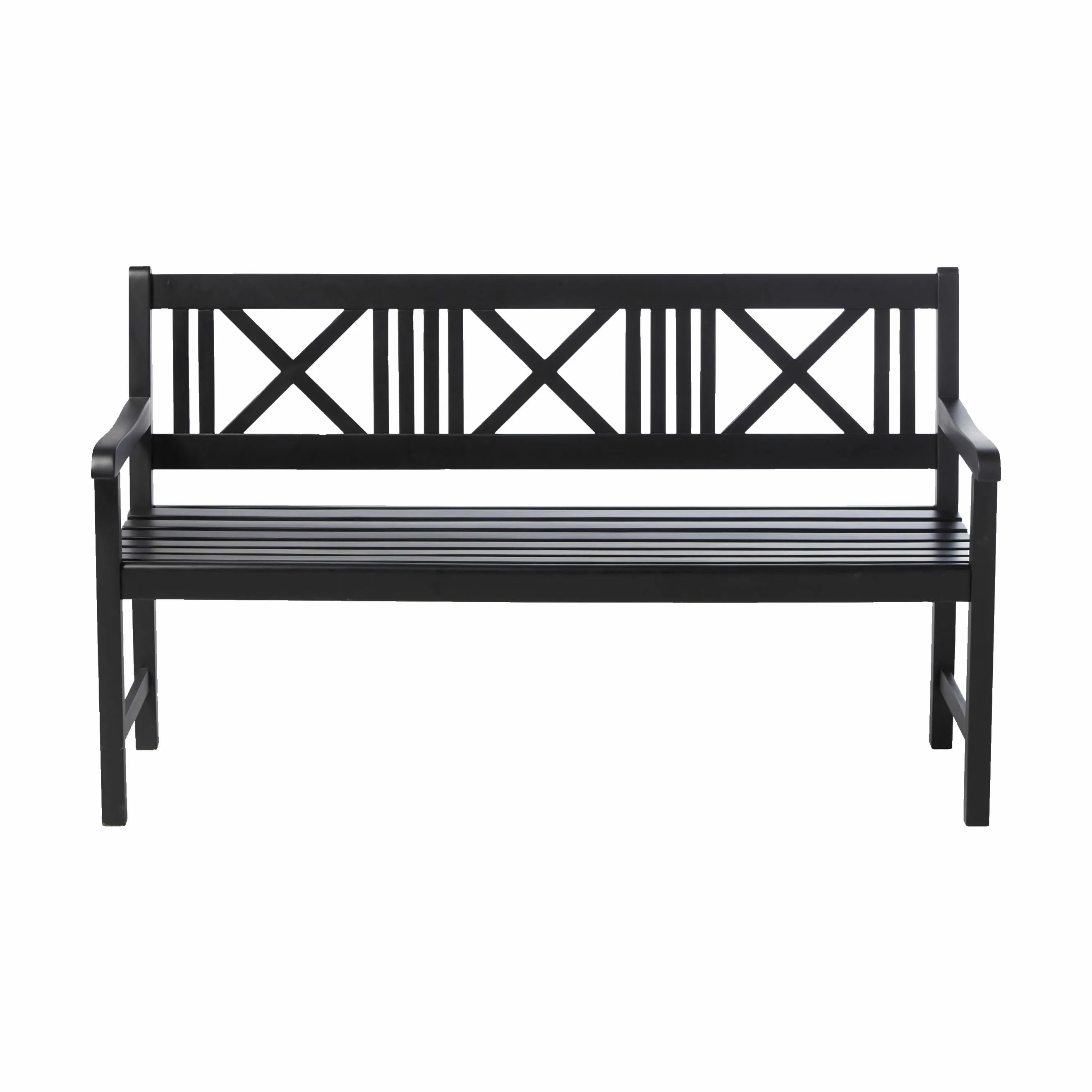 cinas Havebænke Rosenborg Havebænk i Sort, 150 cm, 1