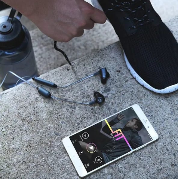 Soundliving Hovedtelefoner Pro Runner Headset i Stålgrå, 3