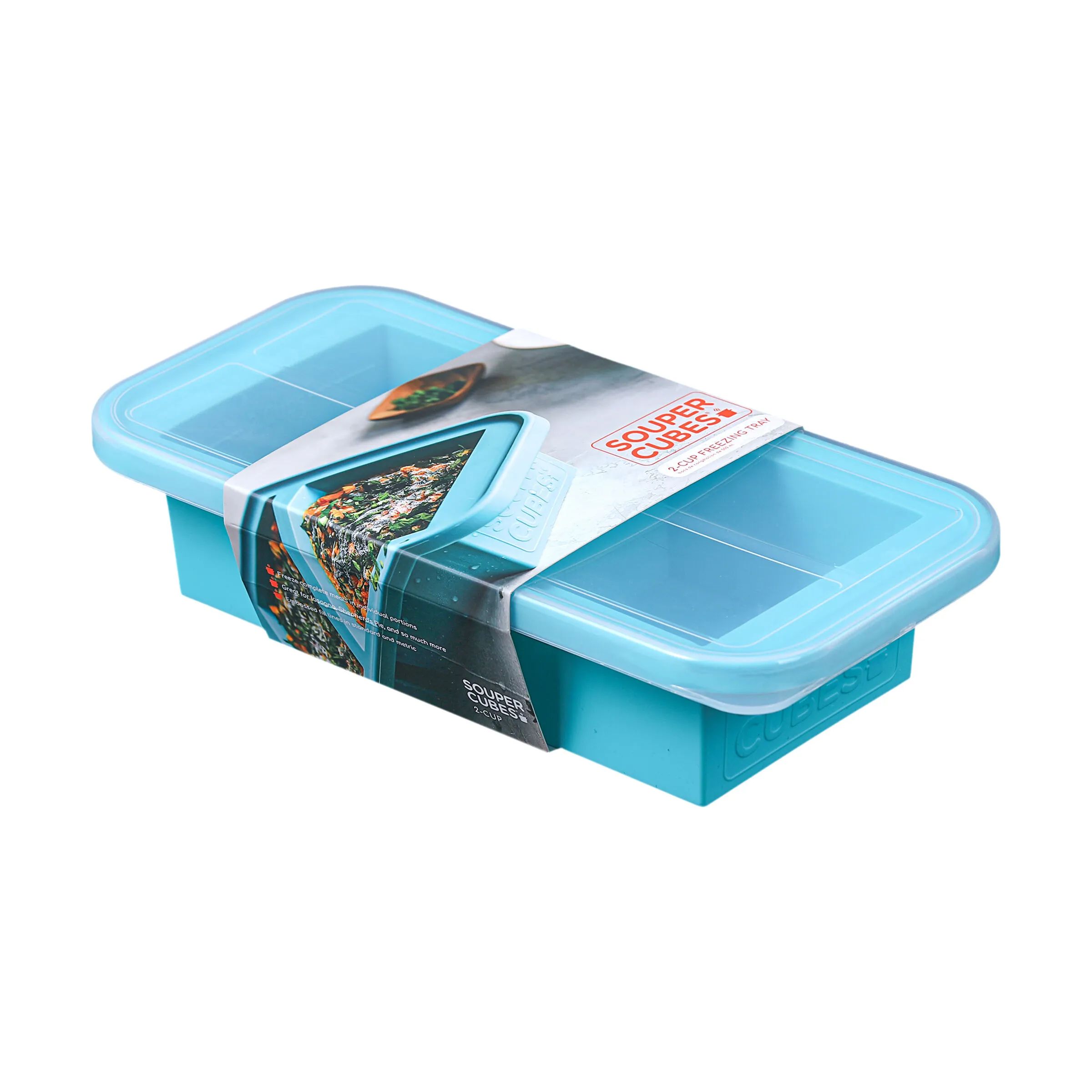Souper Cubes Isterningebakker Frysebakke i Blå, 1