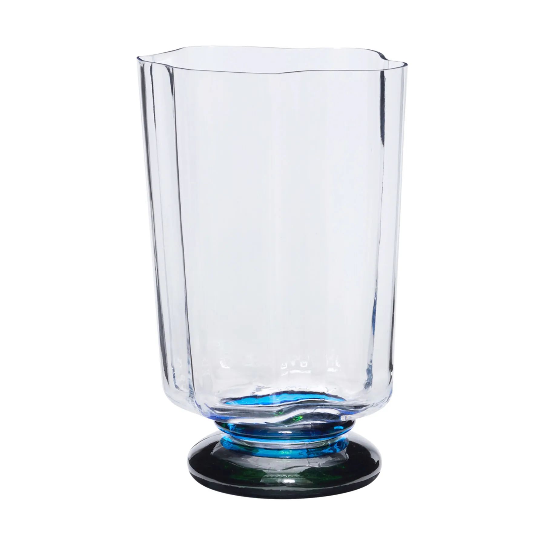 Hübsch Vaser Verre Vase i Klar/Blå/Mørkegrøn, 1