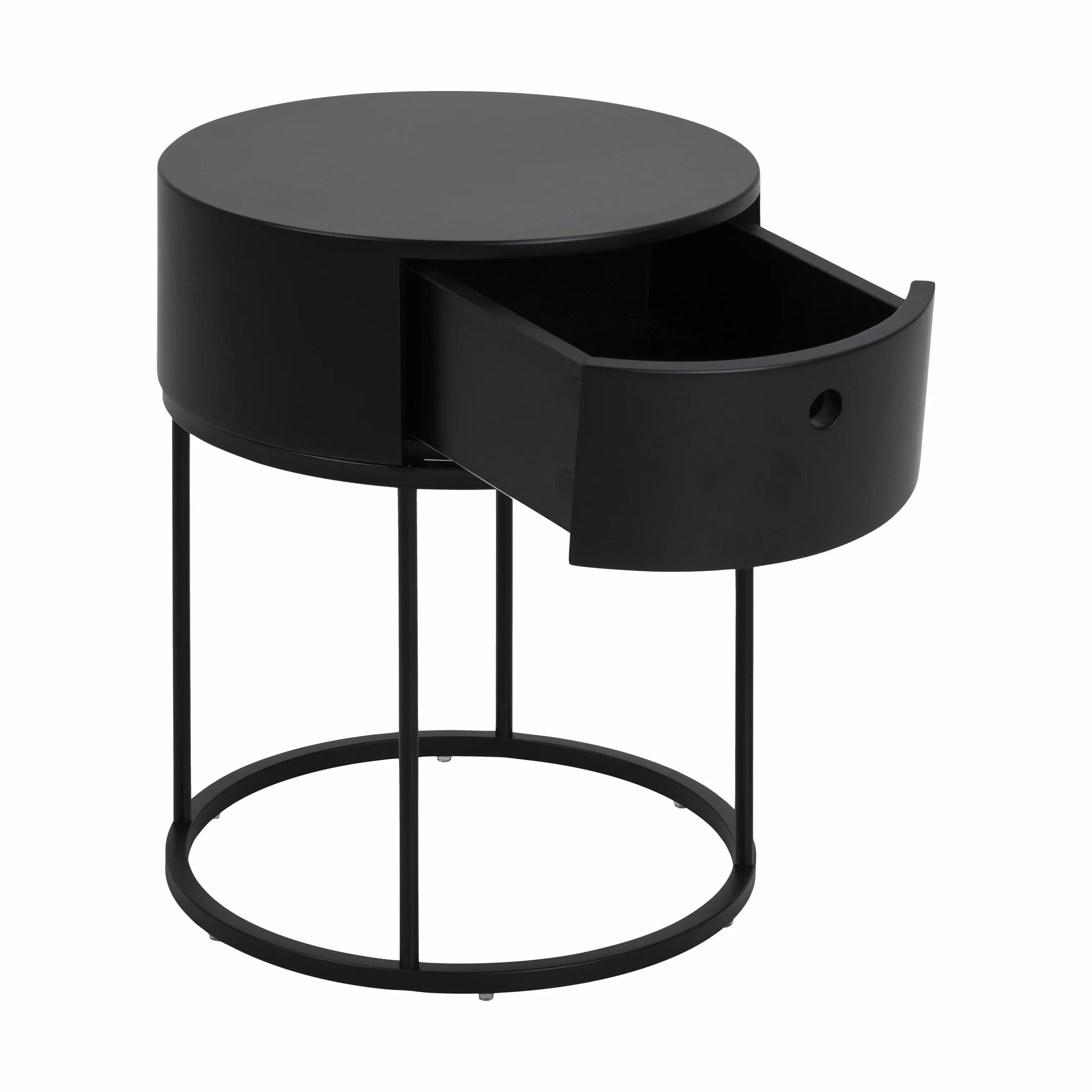 CASA Living Sengeborde Polo Natbord i Sort, 3