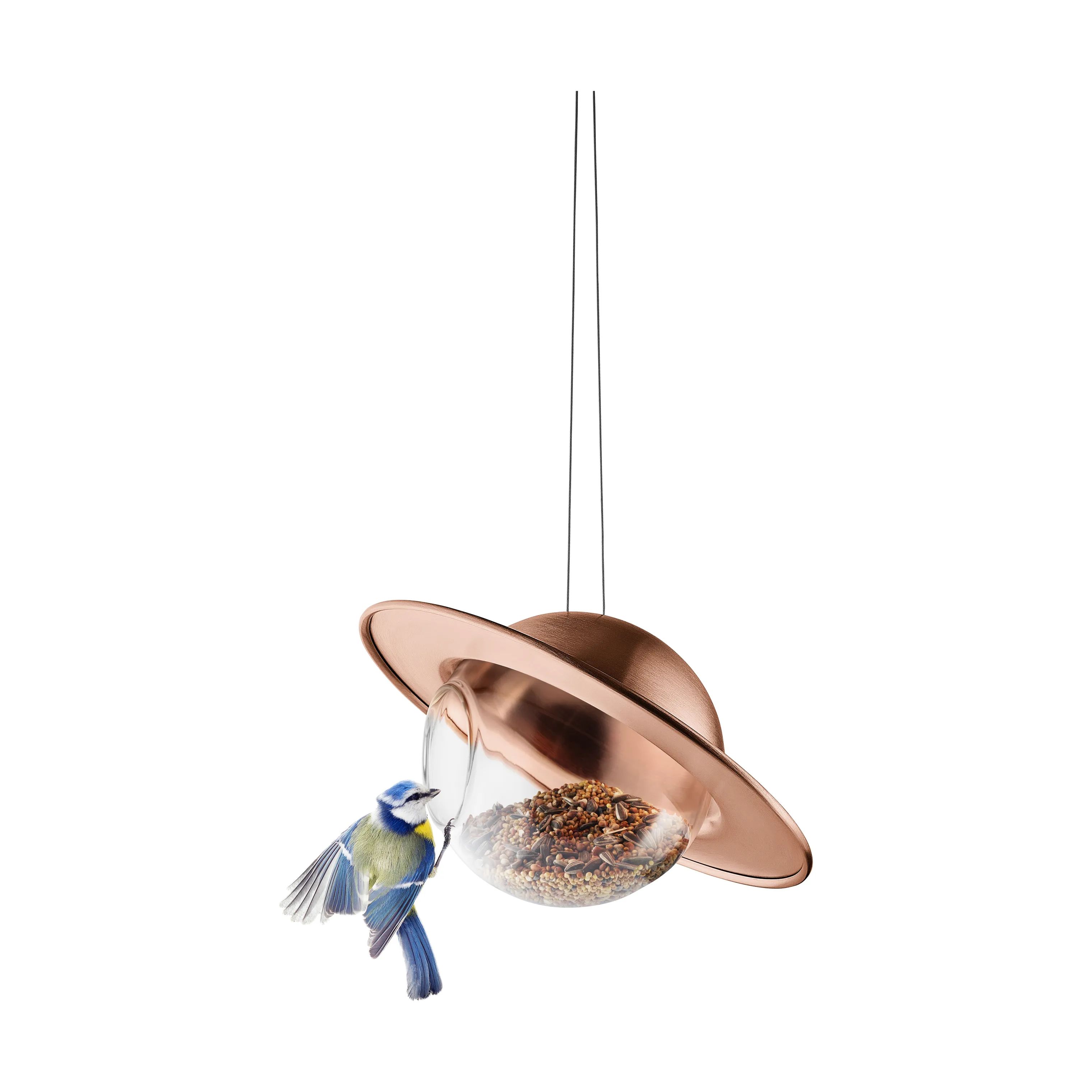 Eva Solo Foderkugler og foderrør Saturn Fuglefoderkugle i Kobber, 4
