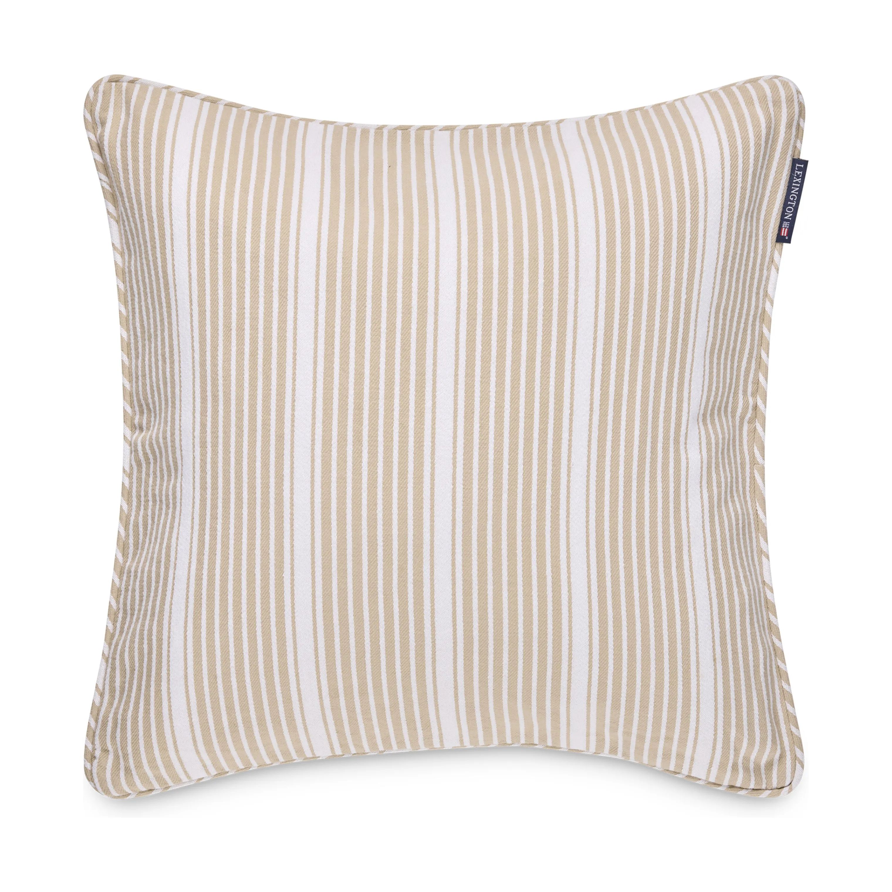 Lexington Pyntepudebetræk Icons Classic Pudebetræk i Beige/White, 3