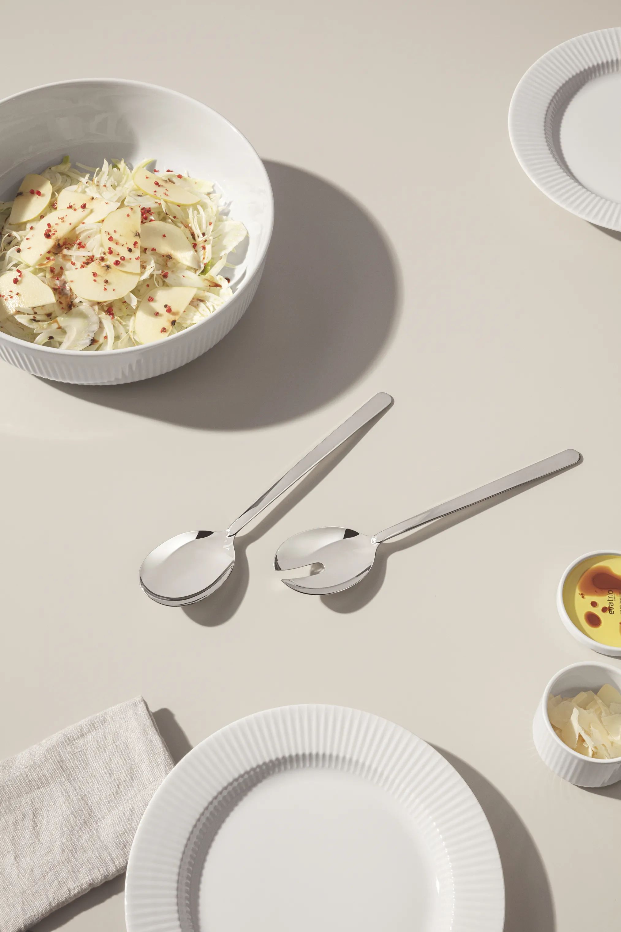 Eva Trio Salatbestik Legio Nova Salatbestik - 2 dele i Stål, 2