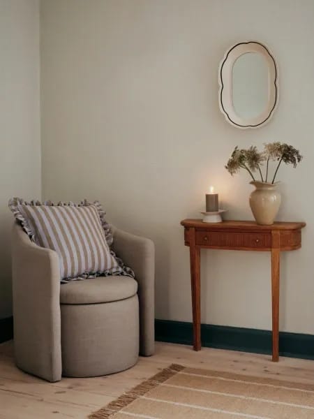 Broste Copenhagen Vaser Florentina Vase i Beige, H14 x Ø9,5 cm, 3