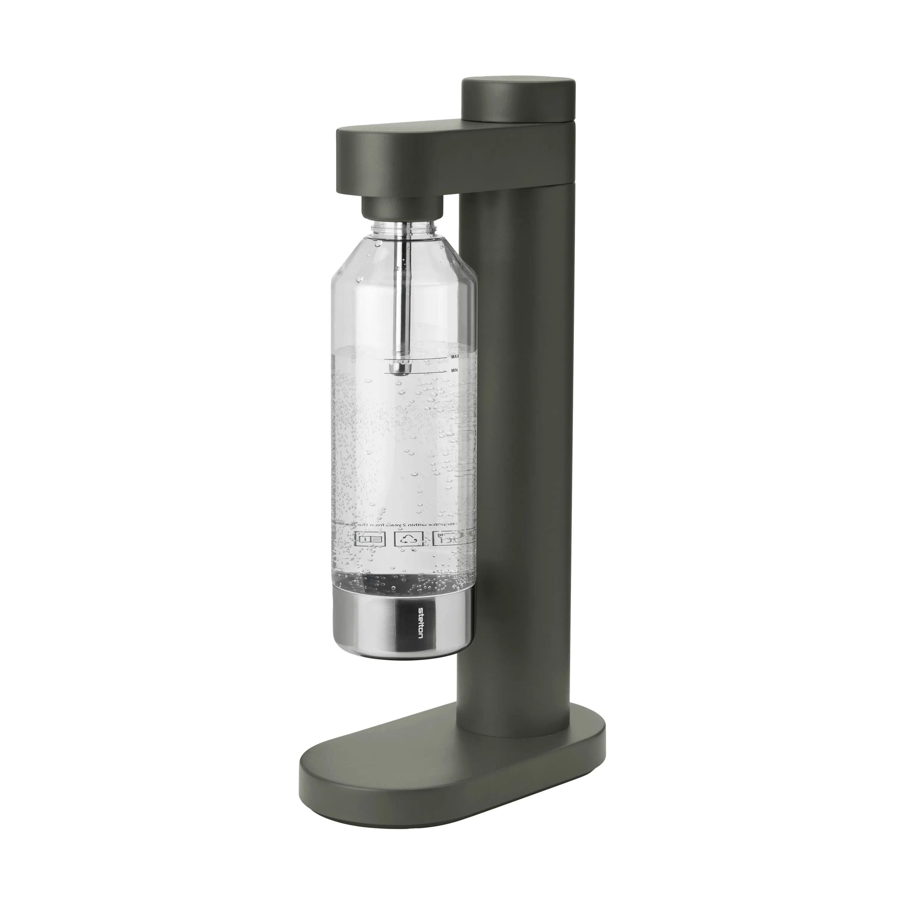 Stelton Sodavandsmaskiner Brus Kulsyremaskine m. flaske i Dark Forrest, 1