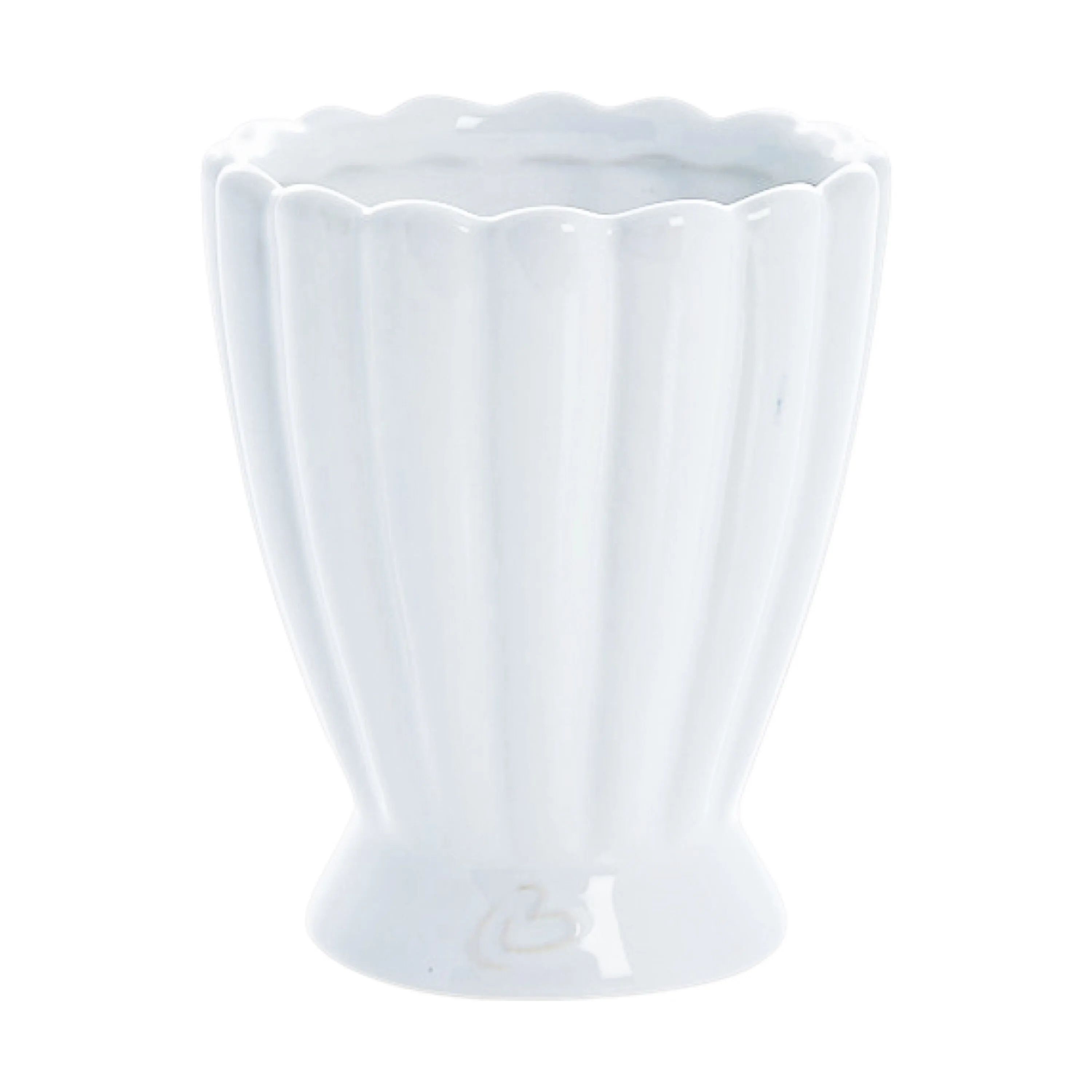 Lene Bjerre Urtepotteskjulere Shenella Urtepotteskjuler i hvid, 12 cm, 1