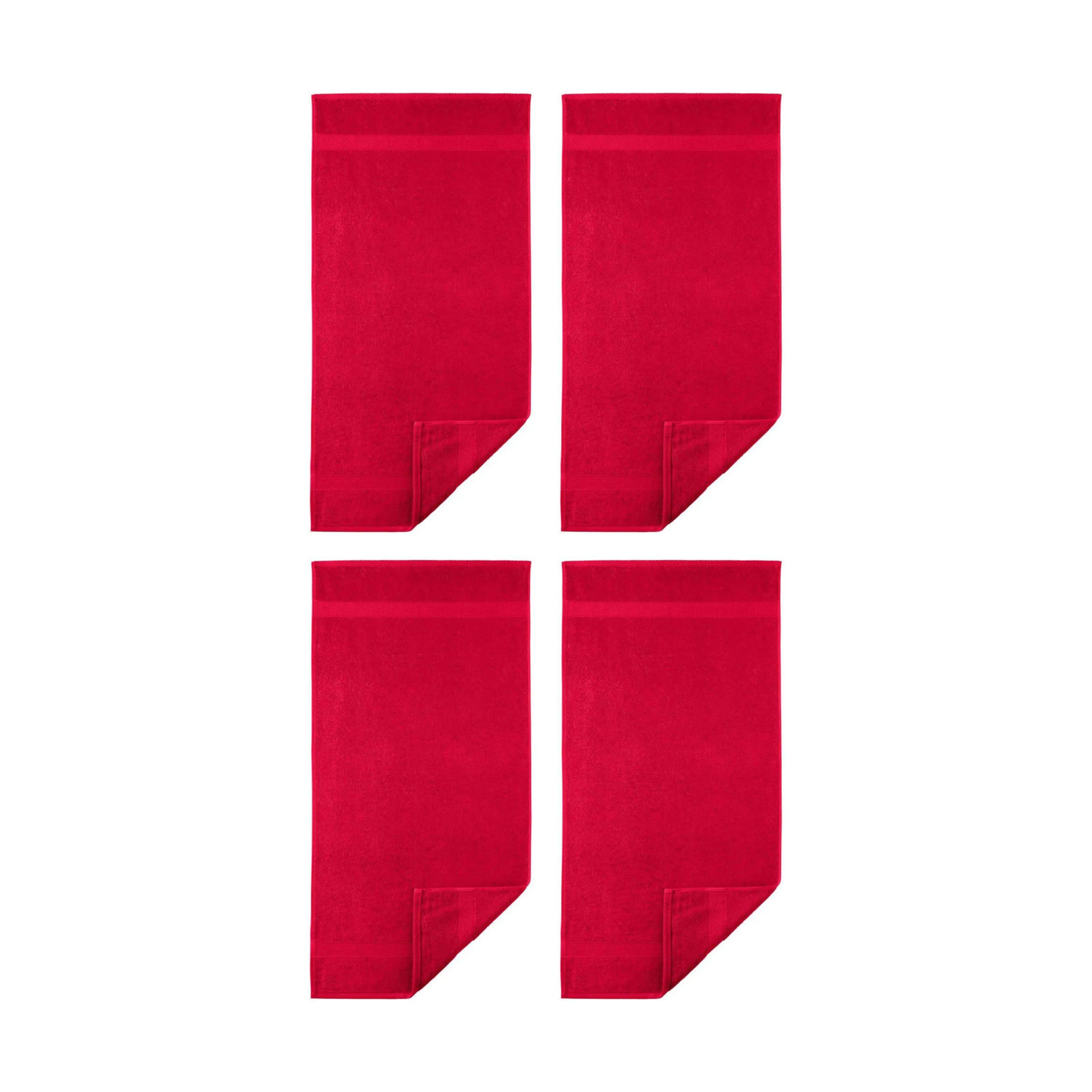 Egeria Håndklæder Diamant Håndklæde - 4 stk. i red, 1