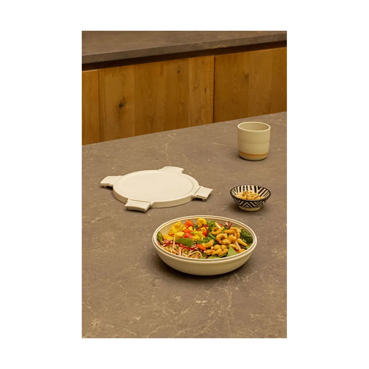 Brabantia Madkasser Make & Take Salatskål i Soft Beige, 1 L, 3
