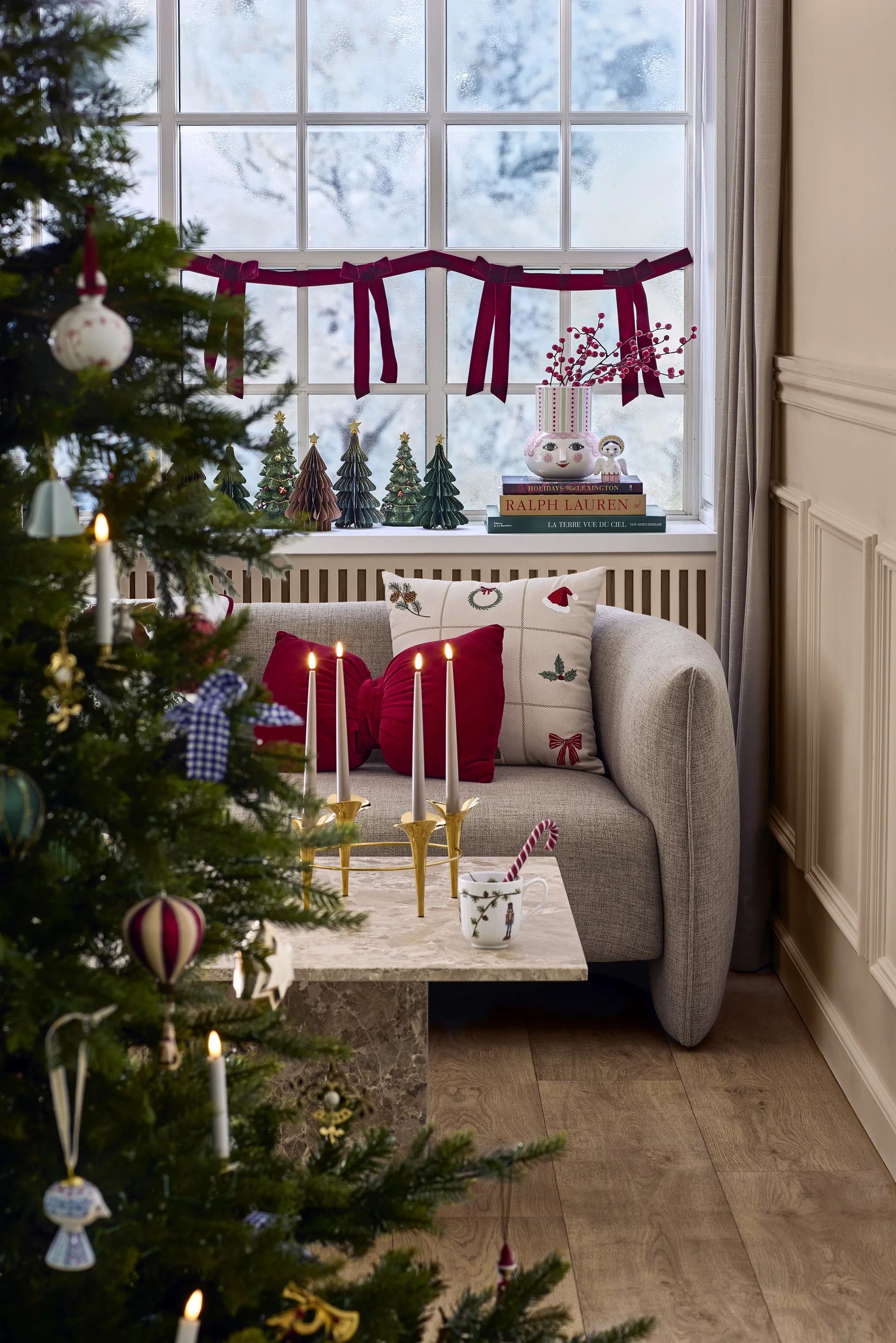 Deluxe Homeart Lysholdere og juletræslys LED Juletræslys - 10 stk. i Hvid/guldfarvet, 3
