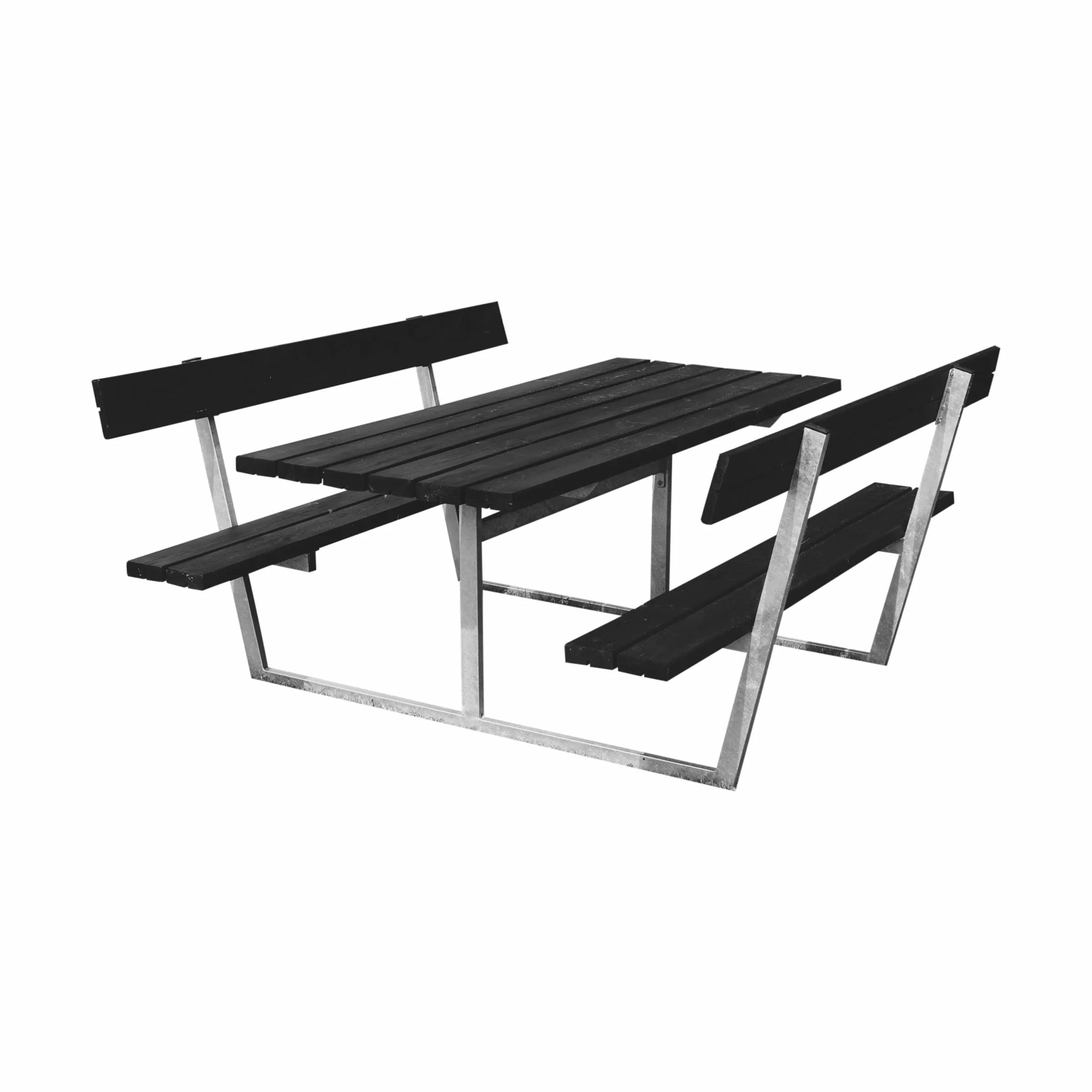 HORTUS bord-/bænkesæt Sif Bord-/bænksæt i sort, 1