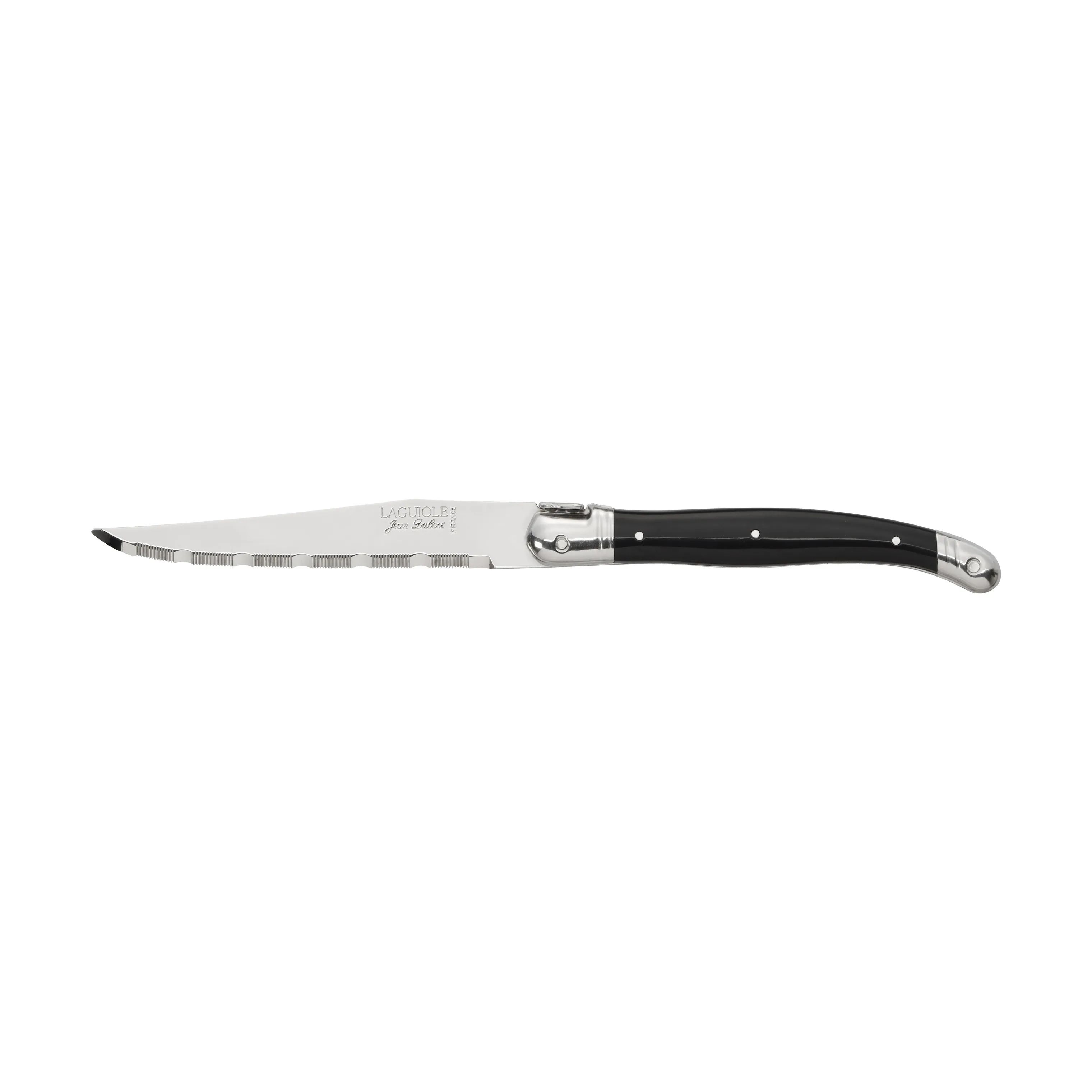 Jean Dubost Bordknive Laguiole Kniv i Sort, 23,5 cm, 1