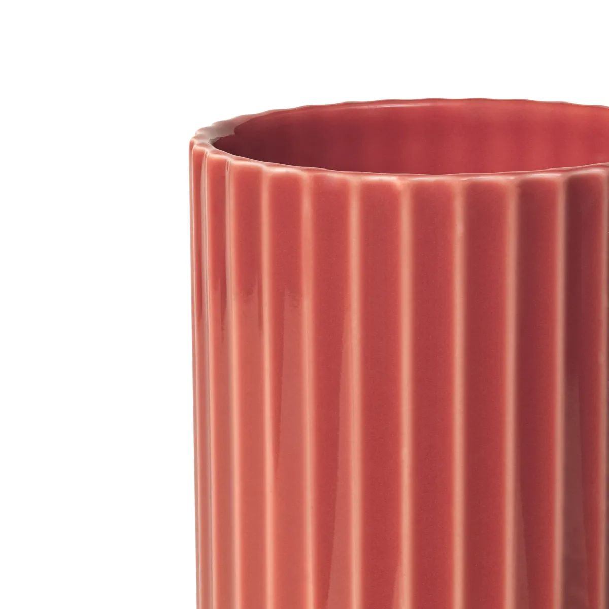 Lyngby Porcelæn Vaser Vase i Rød, 15,5 cm, 4
