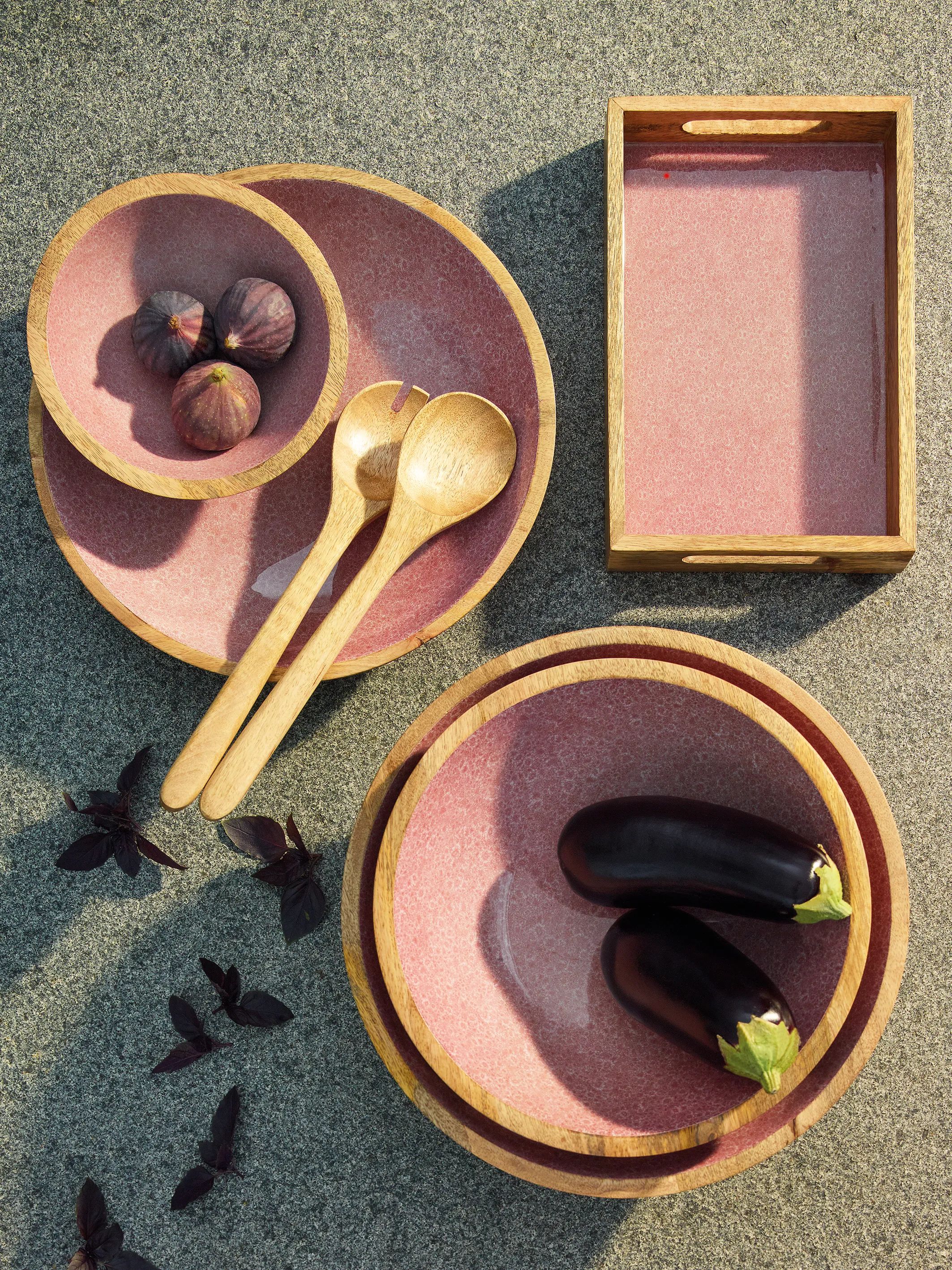 Zassenhaus Serveringsskåle Mango Serveringsskål i Mineral Rose, H11,5 x Ø30 cm, 2