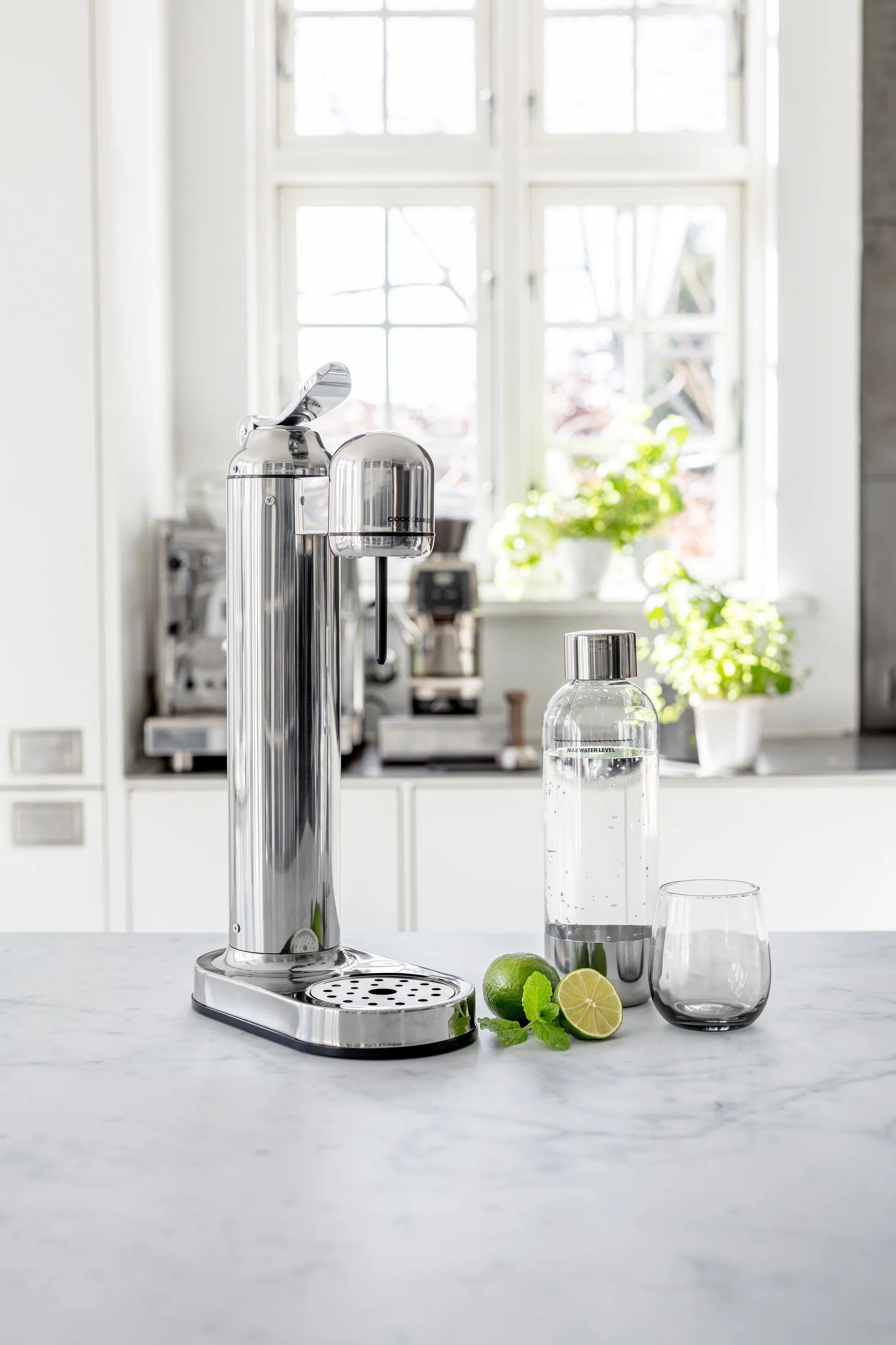 Cook & Baker Sodavandsmaskiner Sodavandsmaskine i Stål, 2