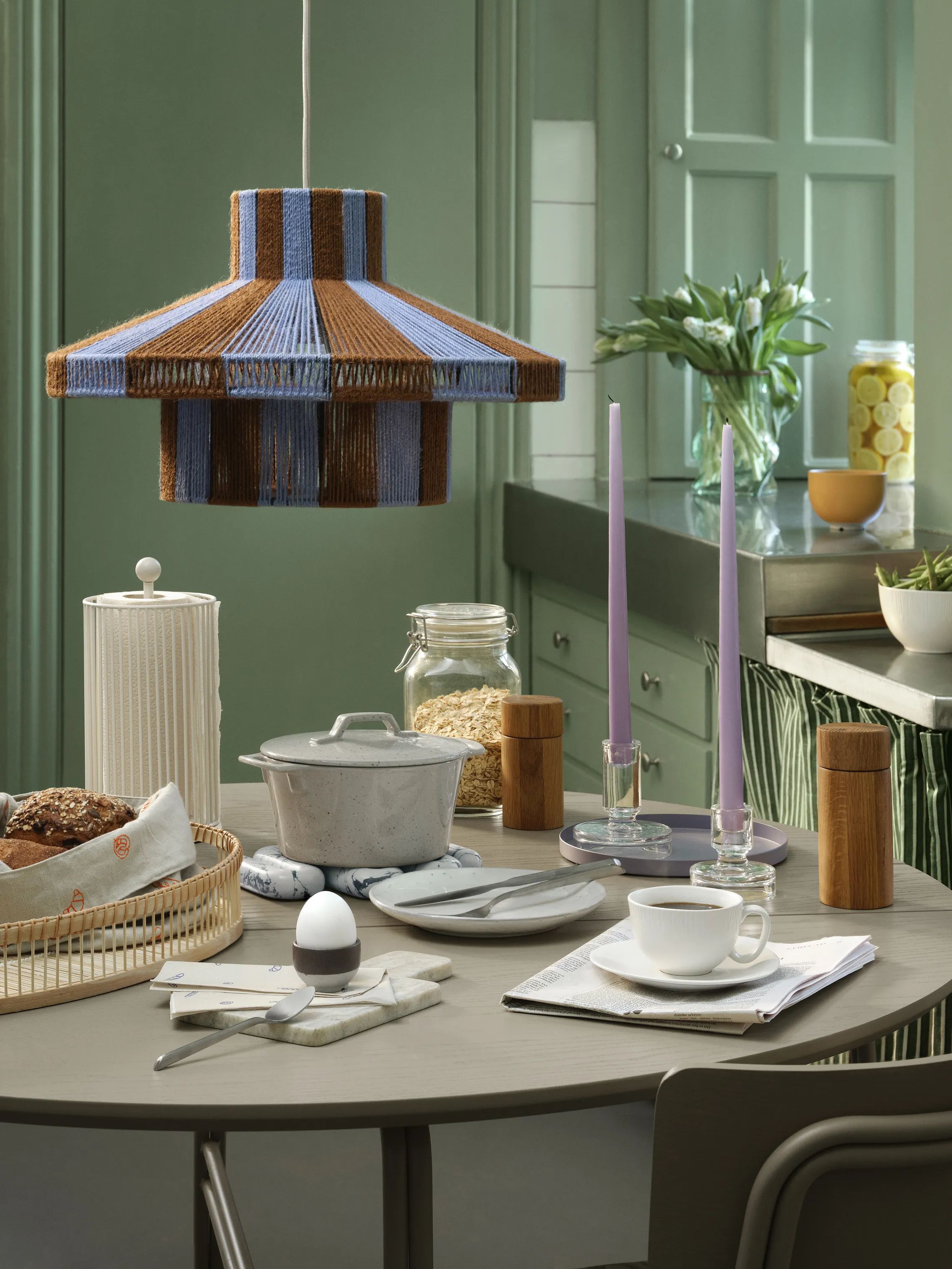 Broste Copenhagen Ovnfaste fade Hasle Ovnfast Fad m. Låg i Light Grey Granite, 2