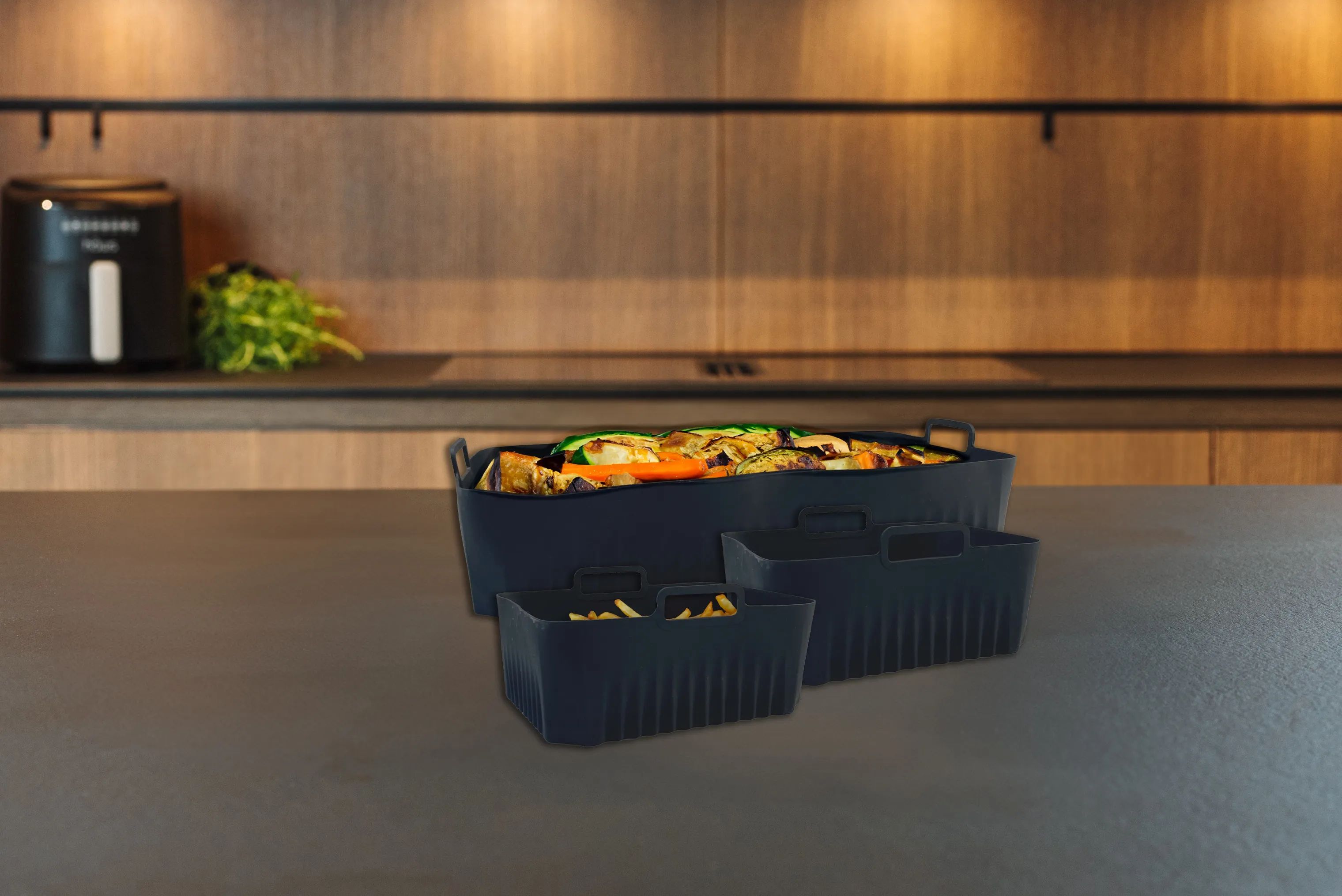 Hâws Tilbehør til airfryers Silikoneform til Airfryer - 3 stk. i 3 stk., 2