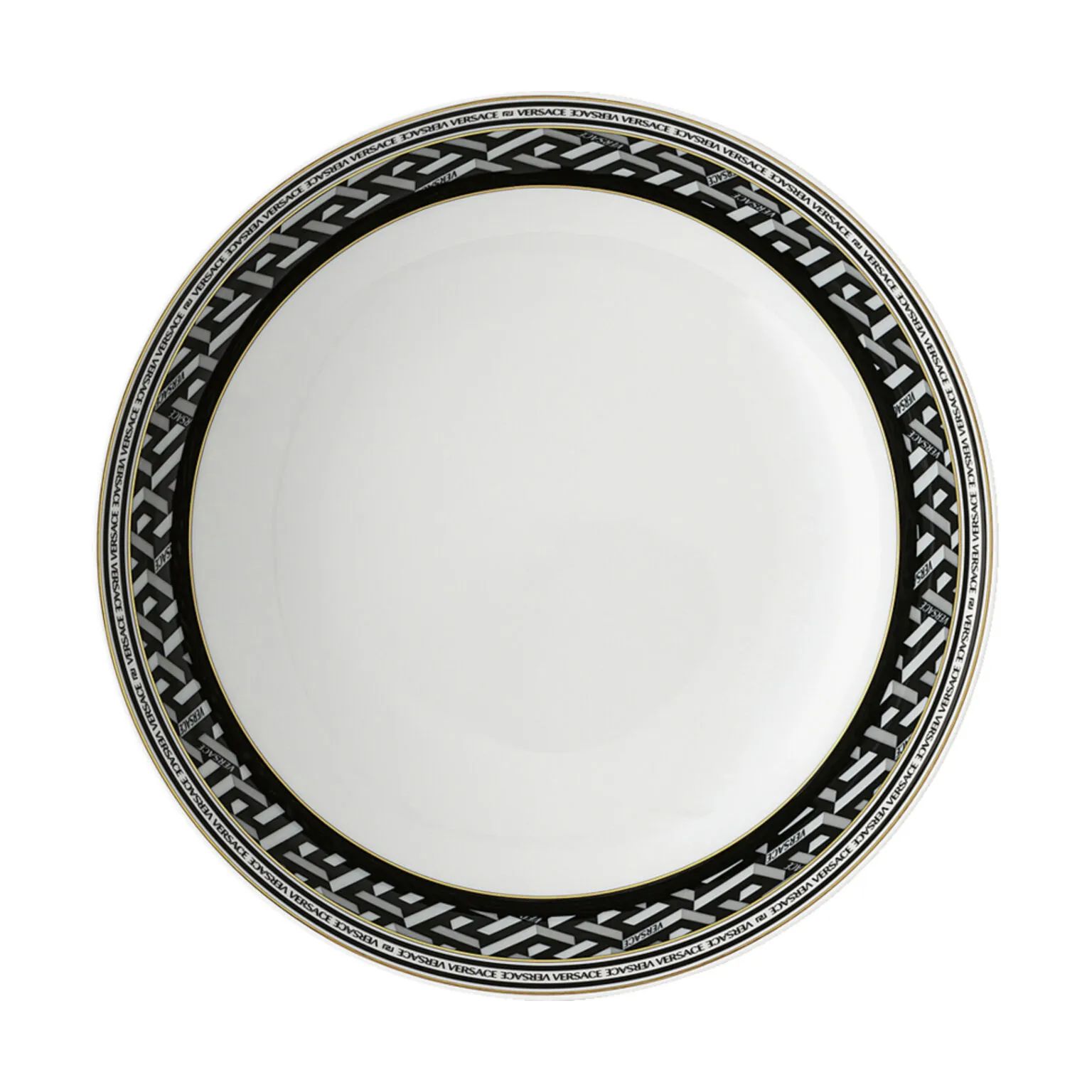 Versace Dybe tallerkener Signature Dyb Tallerken i Sort, 1