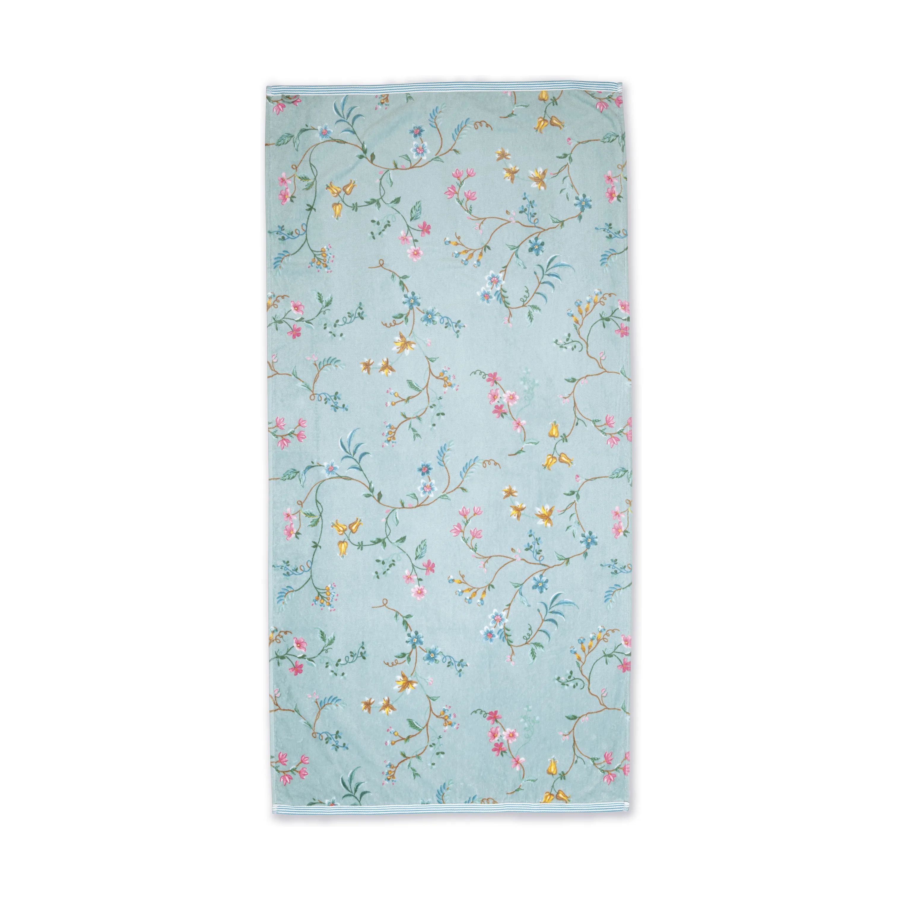 PIP Studio Håndklæder Les Fleurs Håndklæde i Blue , B70 x L140 cm, 1