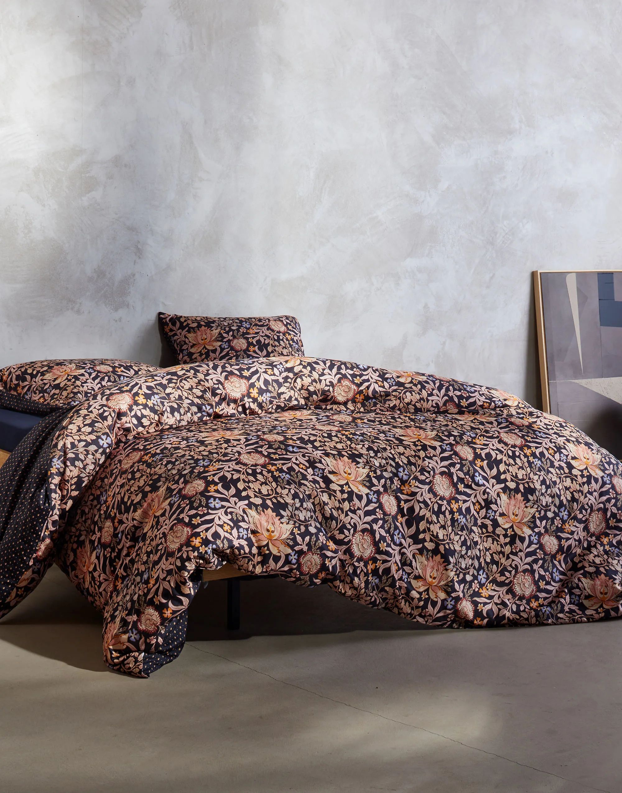 Essenza Sengetøj Ophelia Sengetøj i Nightblue, B140 x L220 cm, 3