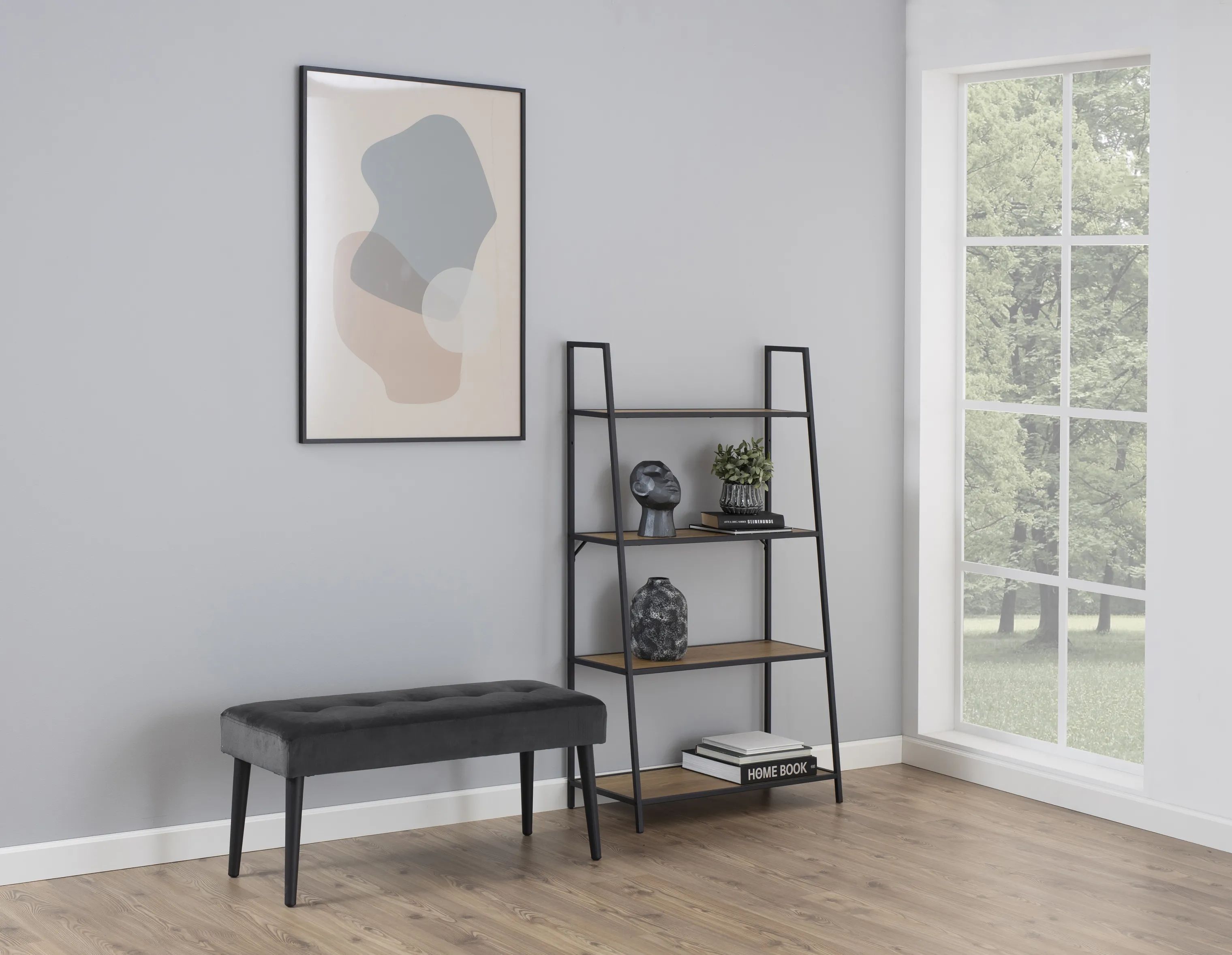 CASA Living Bænke Glory Bænk i mørkegrå, 2