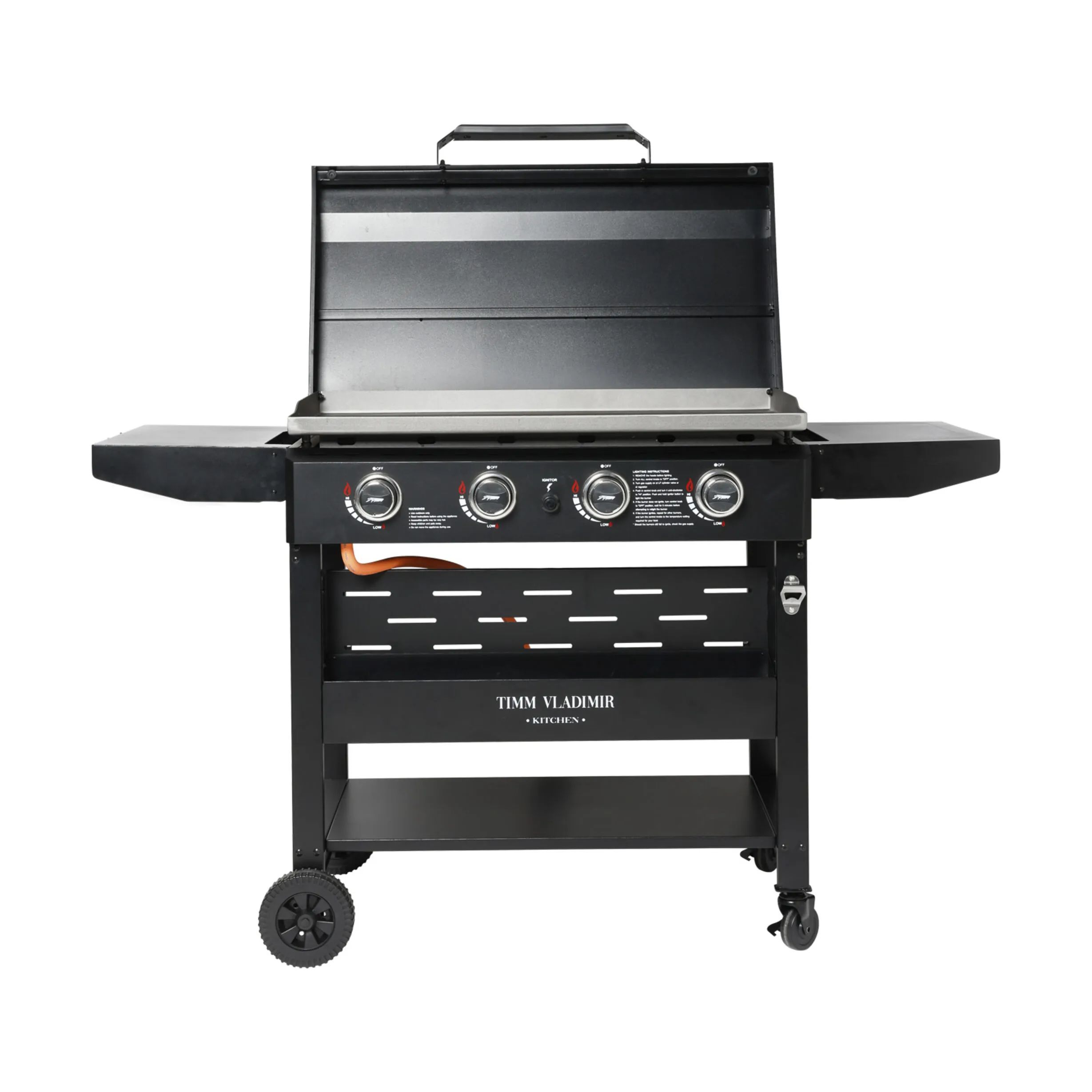Timm Vladimir Kitchen plancha grill Plancha Gasgrill i sort, 1