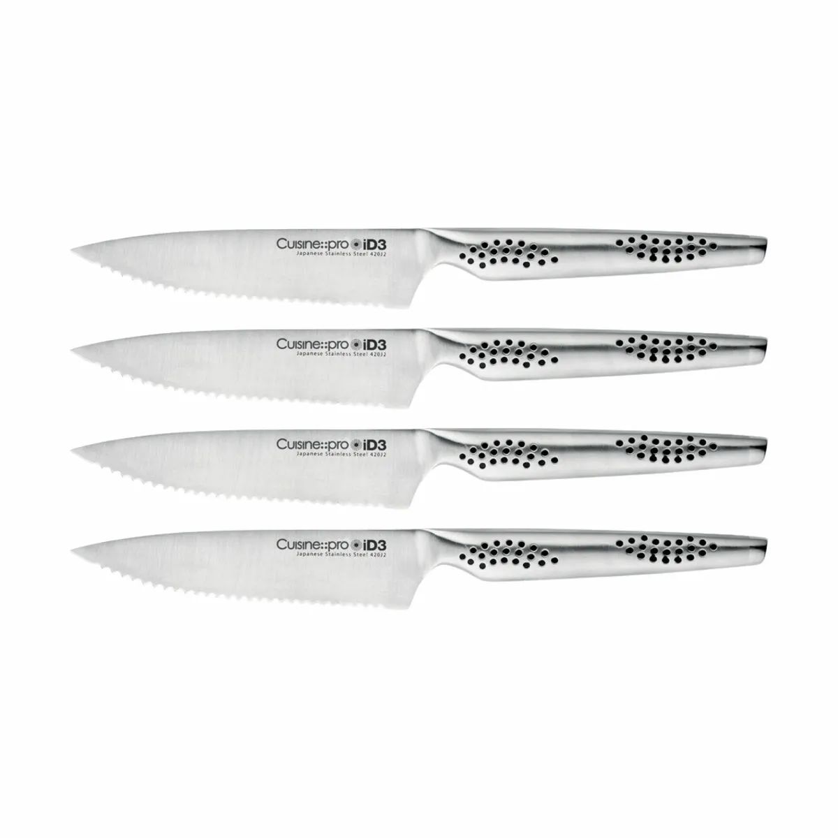 THE CUSTOM CHEF™ Steakknive Cuisine::pro®
iD3® Cuisine::pro iD3® Steakkniv - 4 stk. i Sølvfarvet, 1