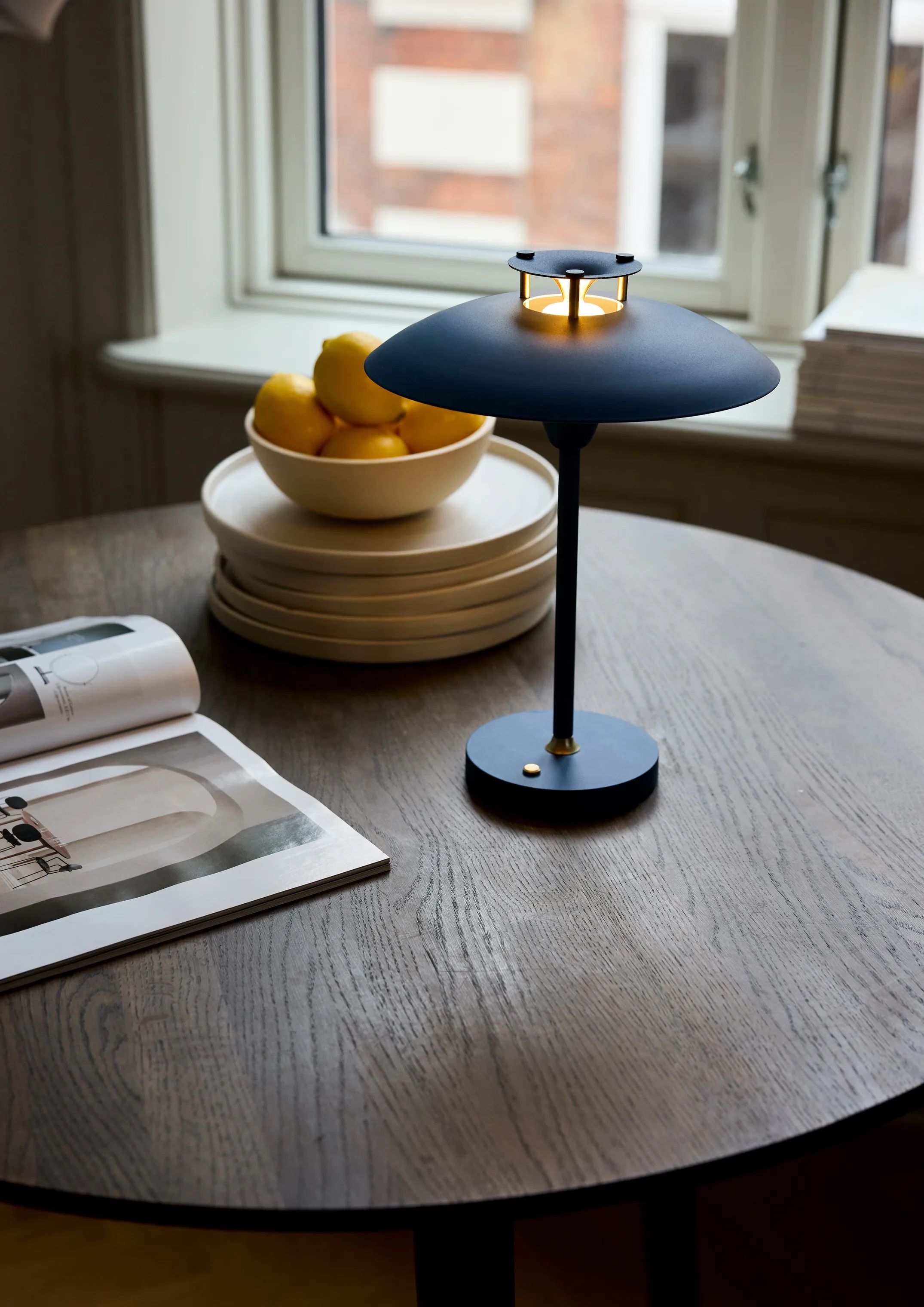 Halo Design LED-lamper Stepp 1-2-3 Transportabel Bordlampe i Blå, 4