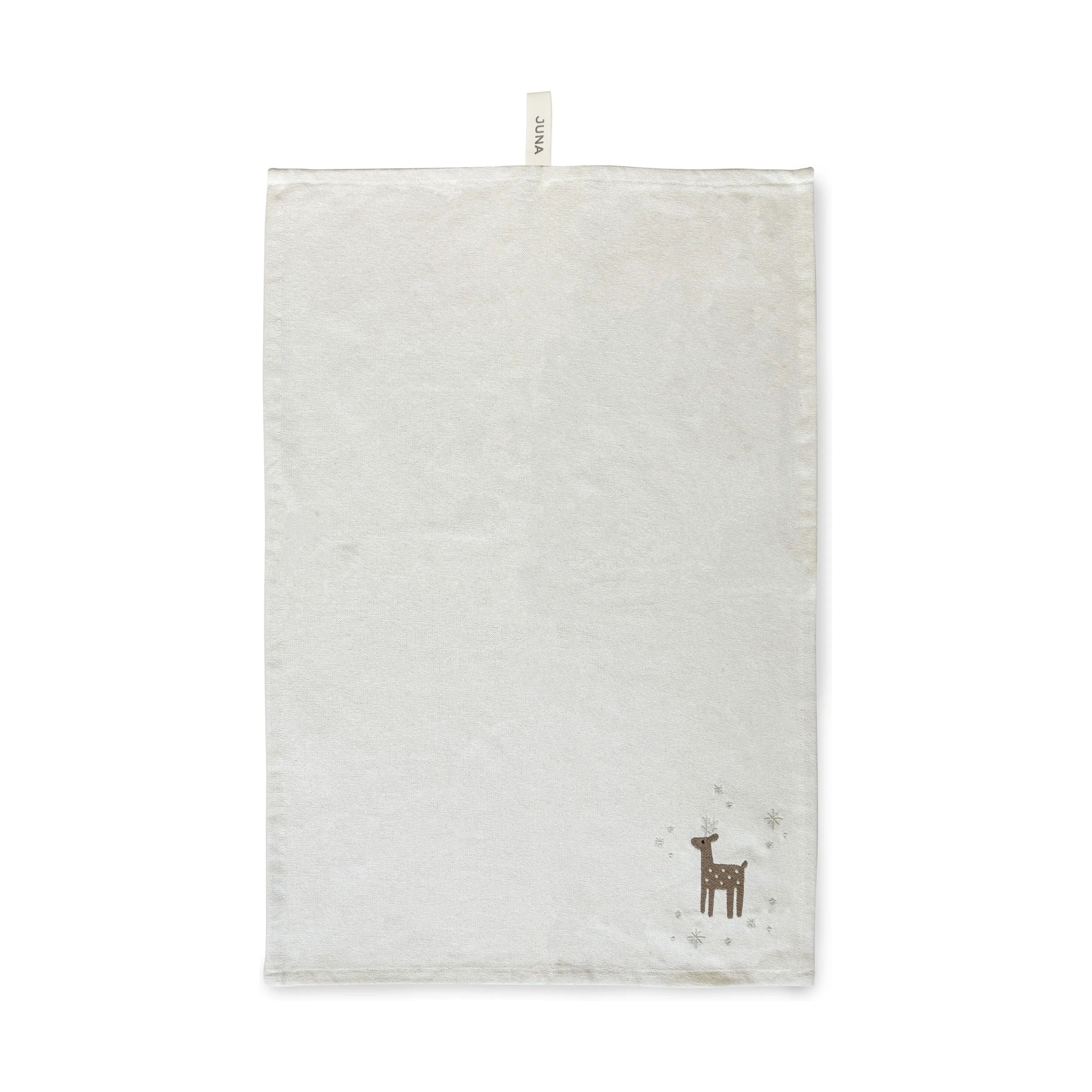 Juna Viskestykker Christmas Fable Viskestykke i Creme, 1