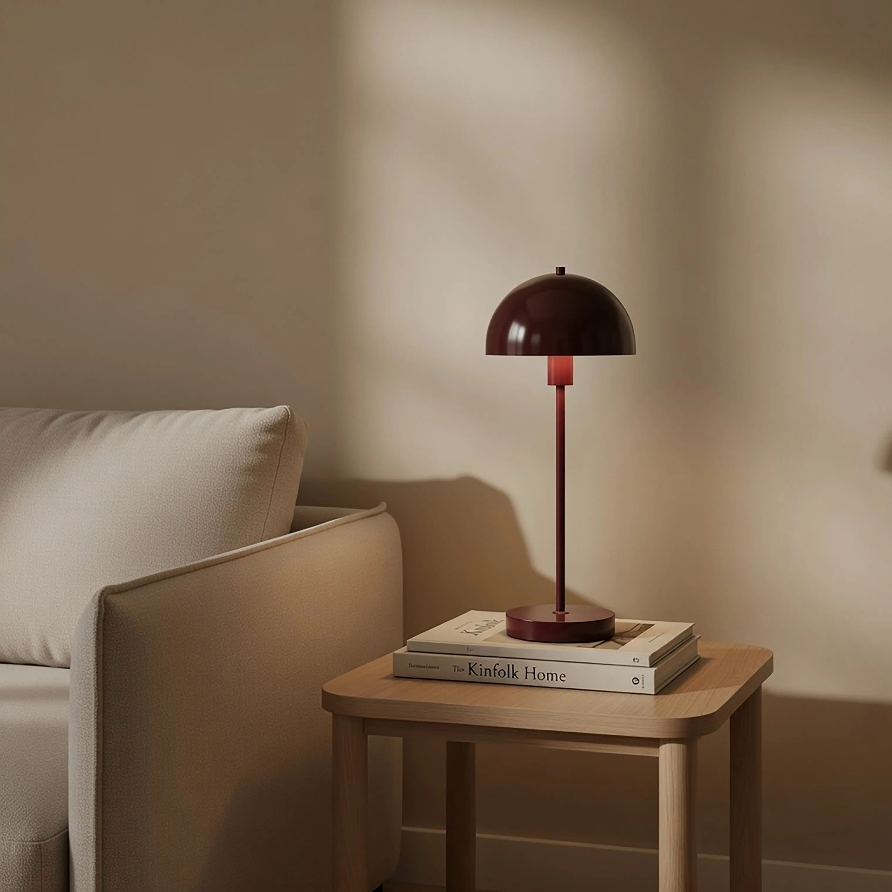 Herstal Bordlamper Vienda Bordlampe i Valentinrød, 50 cm, 2