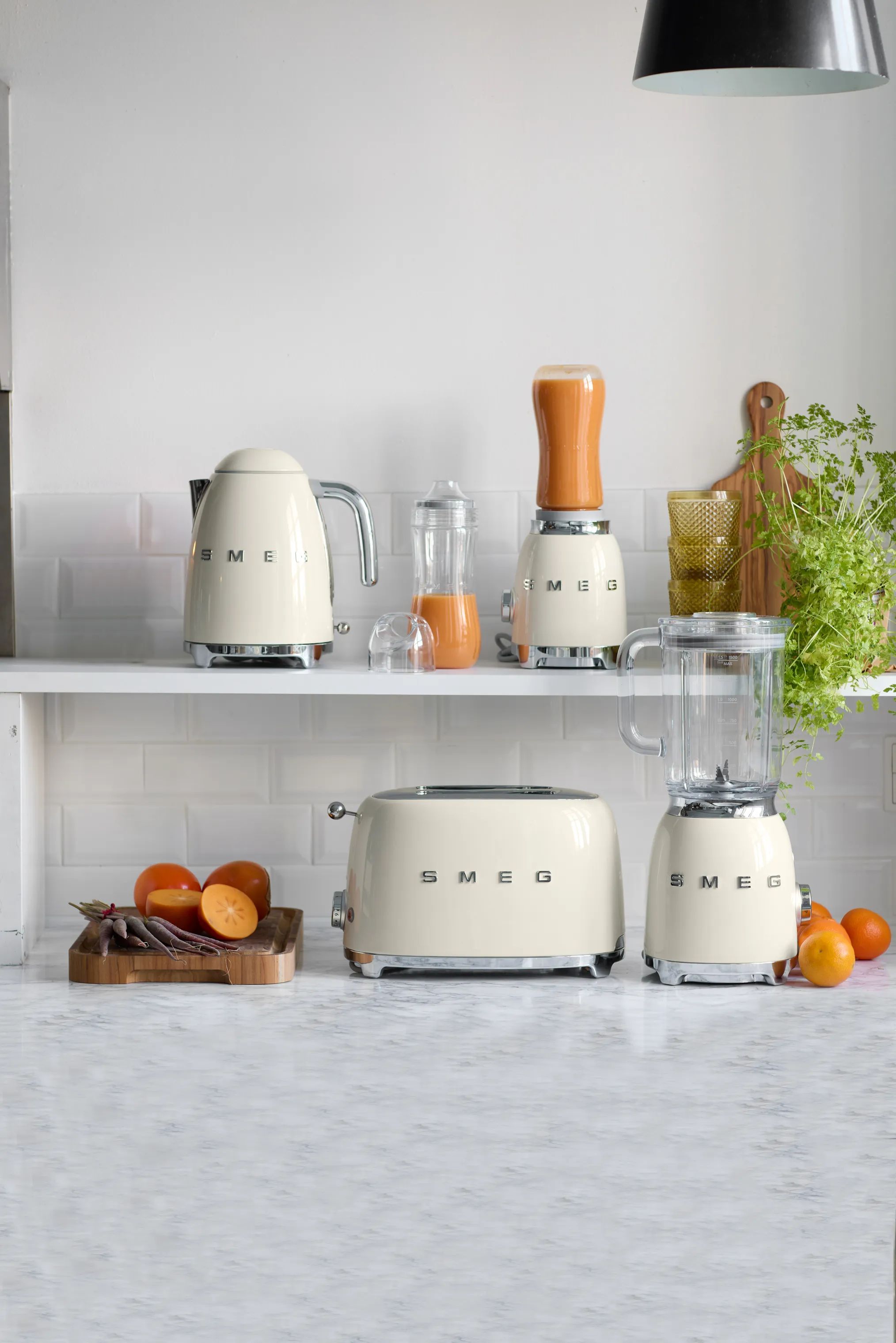 Smeg Elkedler 50's Style Elkedel i Creme, 1.7 L, 3