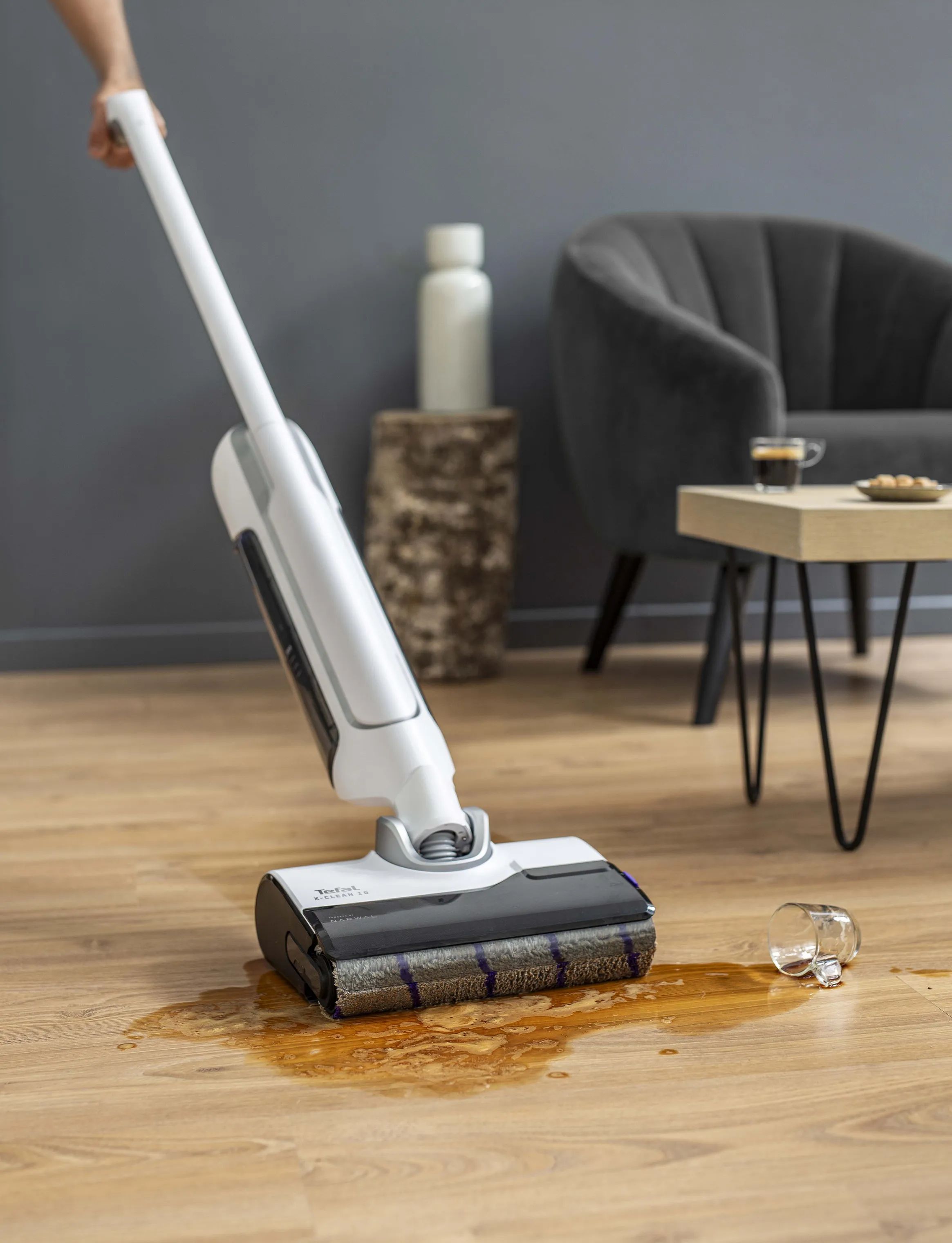Tefal Støvsugere X-Clean 10 Støvsuger & Gulvvasker i Hvid, 6