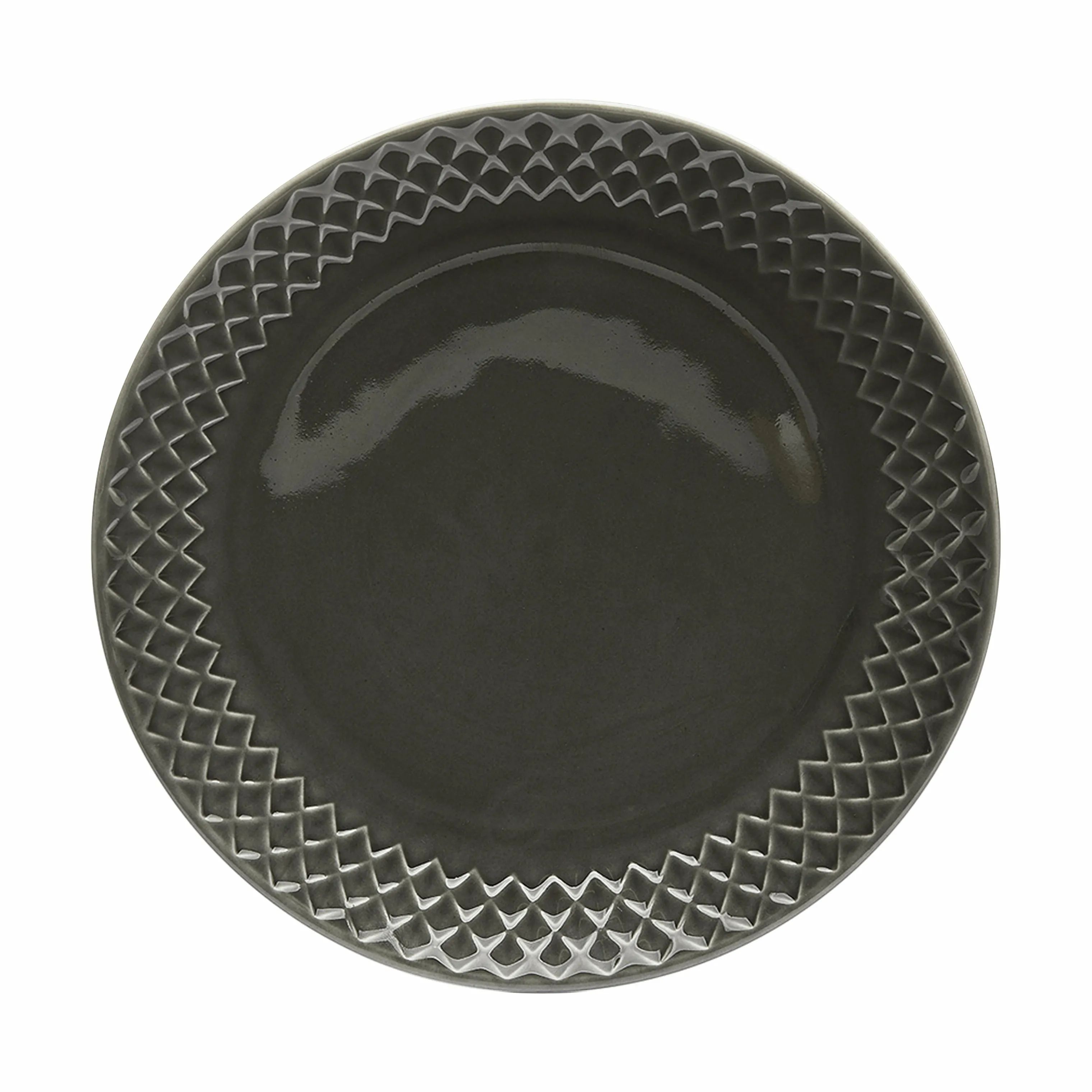 Sagaform Frokosttallerkener Coffee & More Tallerken i Grå, 20 cm, 1