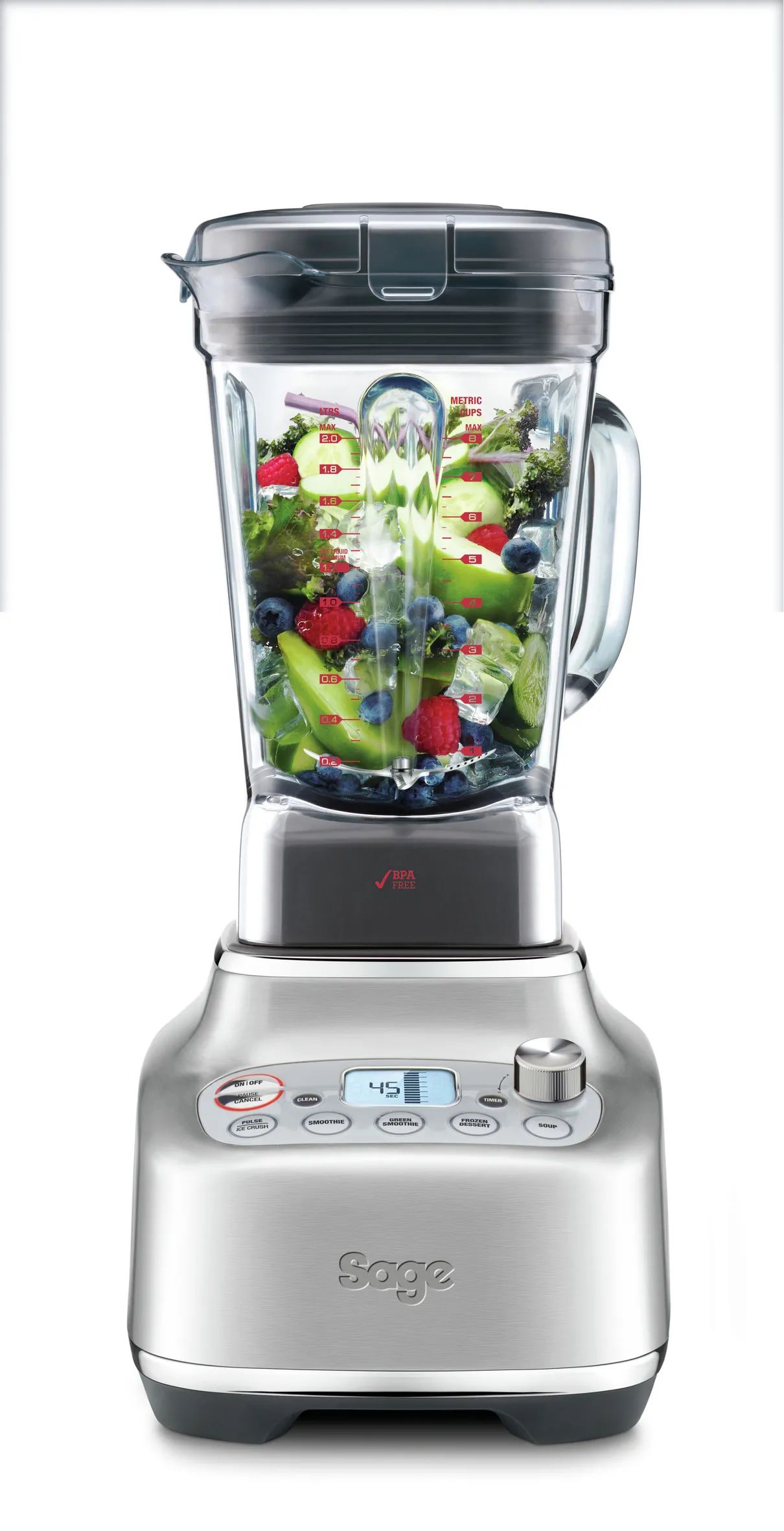 Sage Blendere Super Q Blender i Sølvfarvet, 2