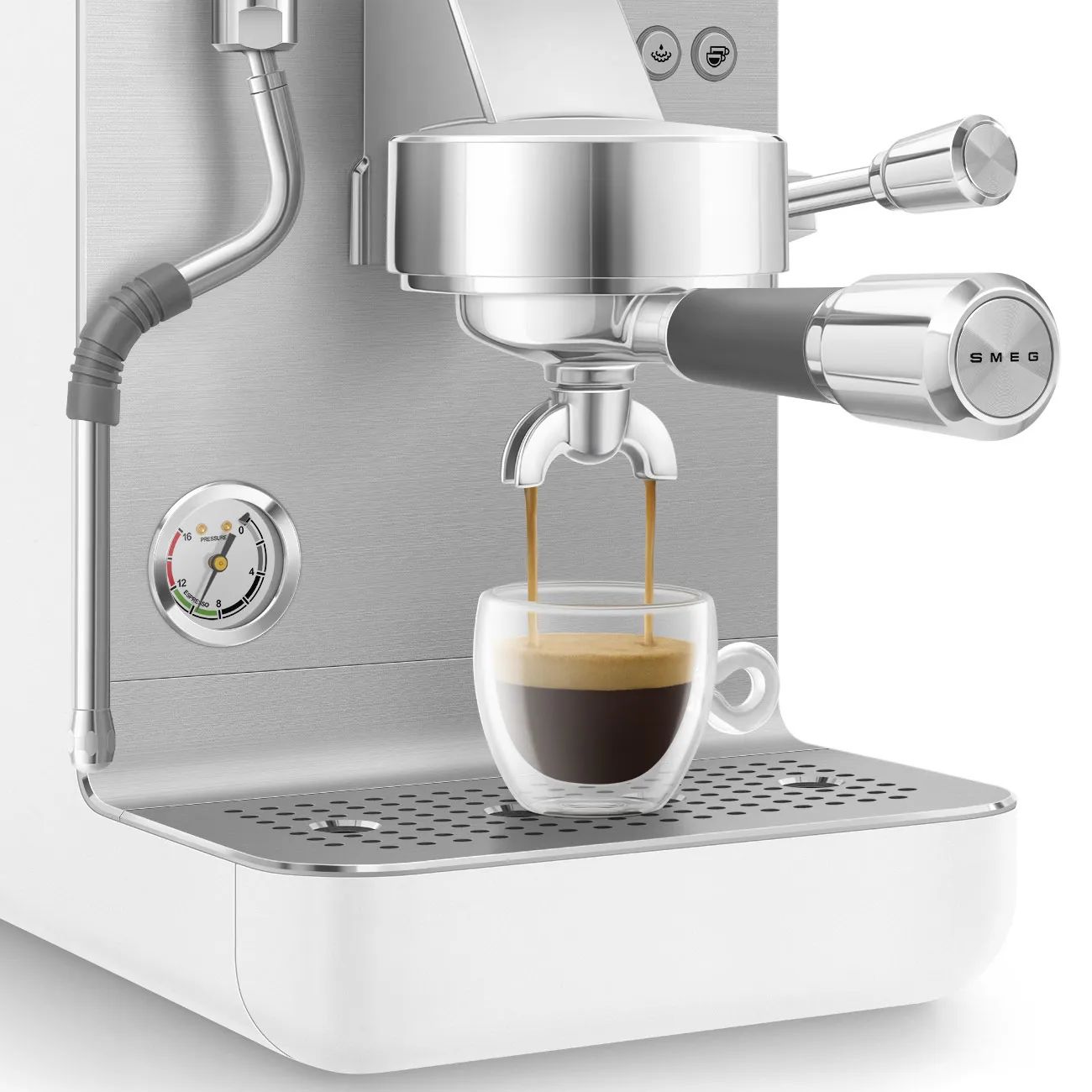 Smeg Espressomaskiner Collezione Minipro Espressomaskine i Mat Hvid, 3