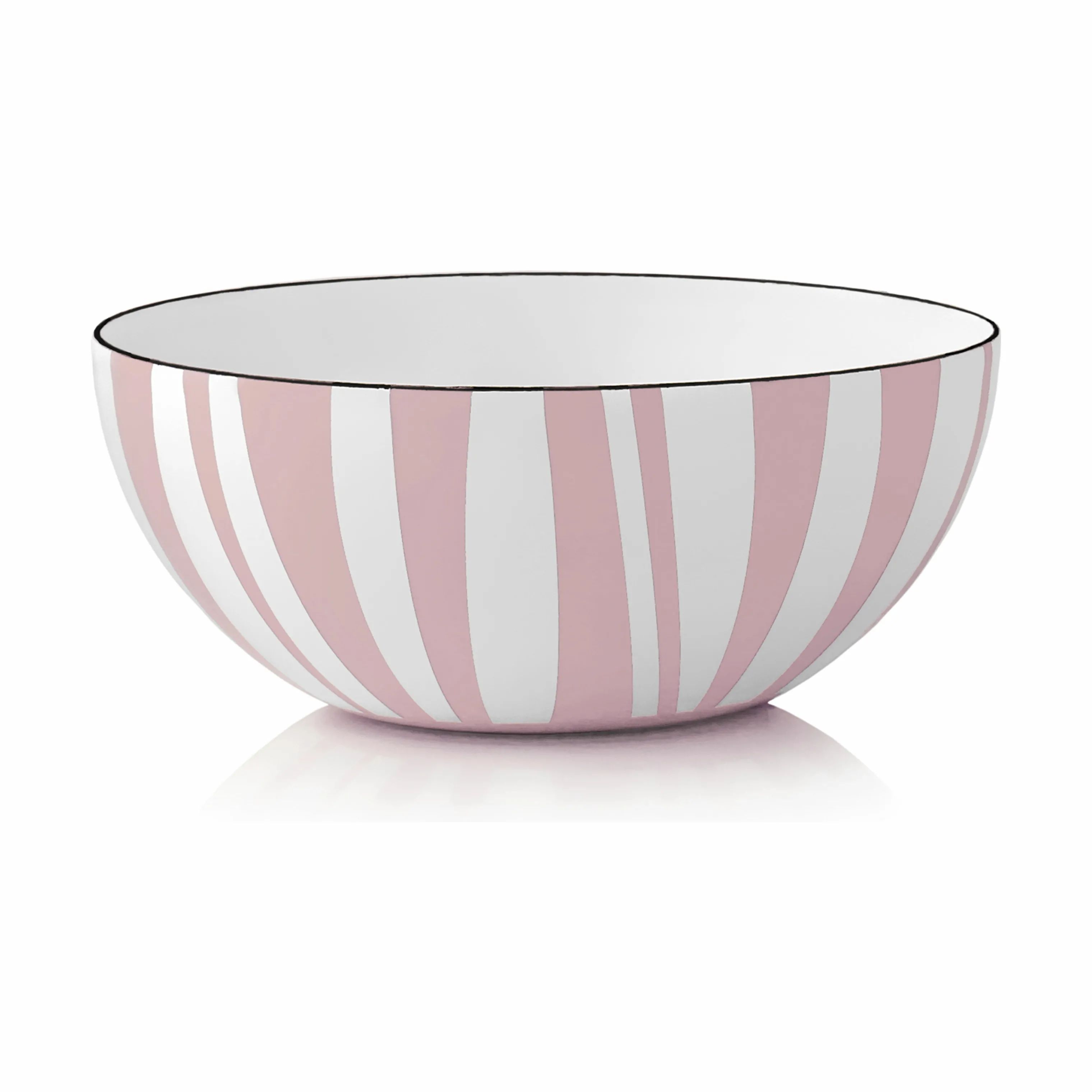 Cathrineholm Serveringsskåle Stripes Skål - Ø 14 cm - Stål - Rosa i Rosa, 14 cm, 1