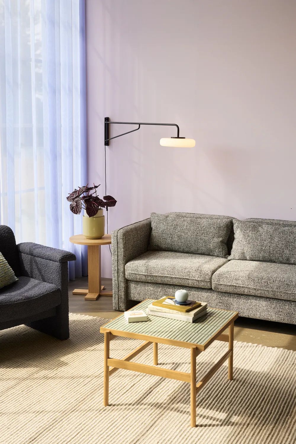 Hübsch Sofaer Soba Sofa i Mørkegrå, 2