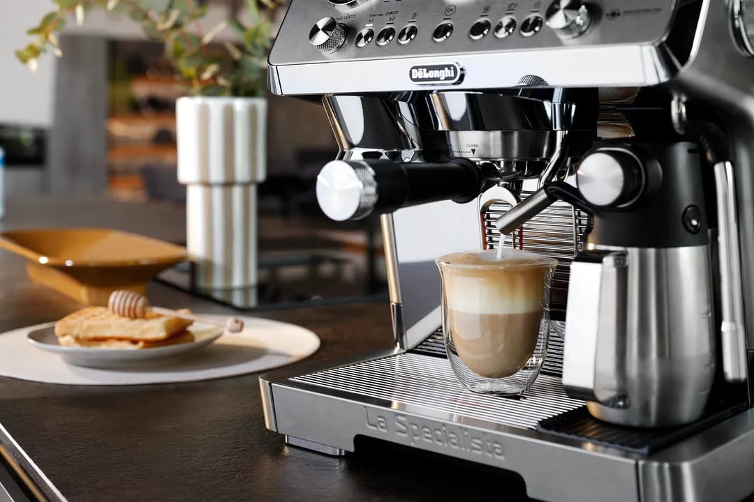 DeLonghi Espressomaskiner Maestro Espressomaskine i Sølvfarvet, 2